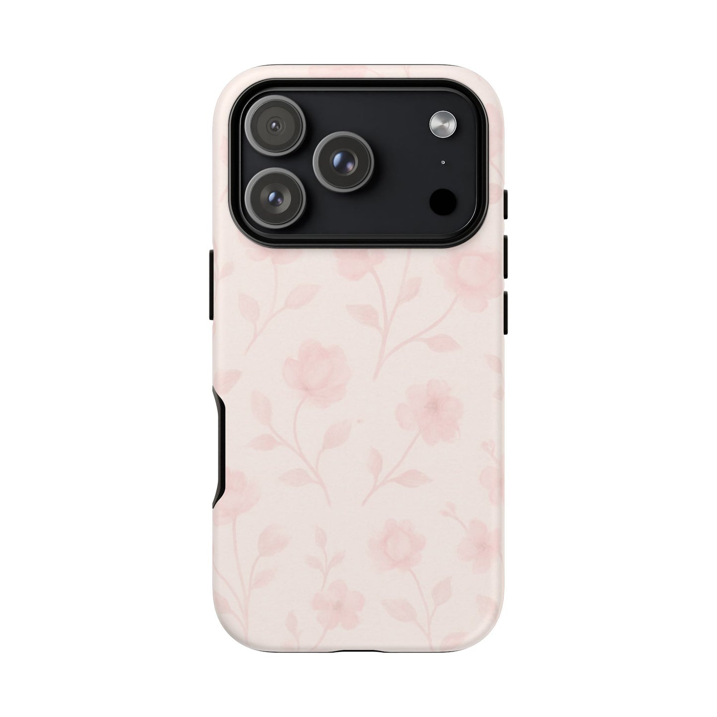 Ballet Pink Vintage Florals - iPhone Case