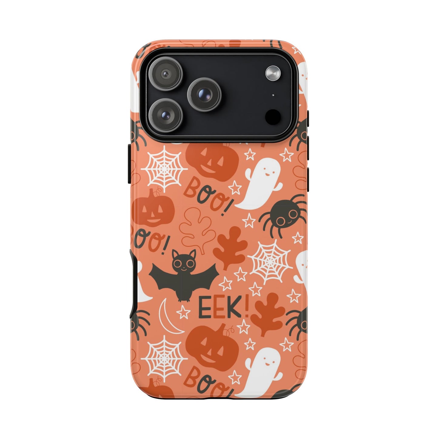 Halloween Doodles - Orange - iPhone Case
