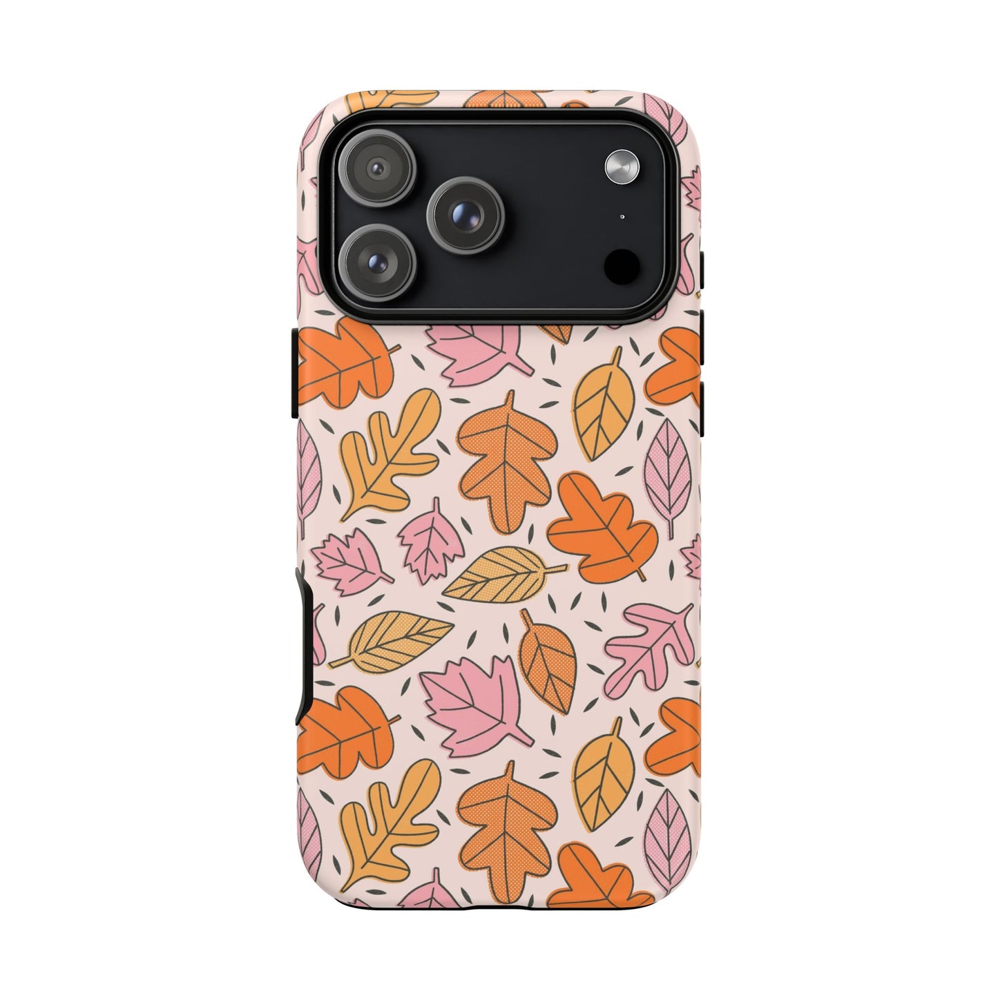 Doodled Fall Leaves - iPhone Case