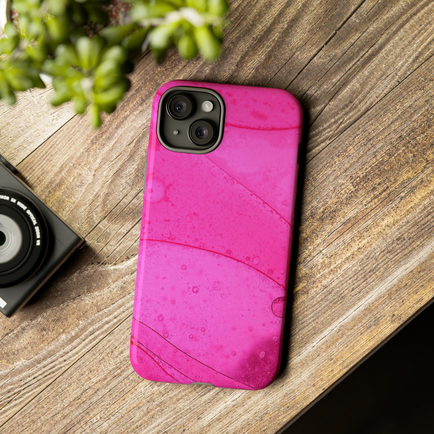 Hot Pink Lava - iPhone Case