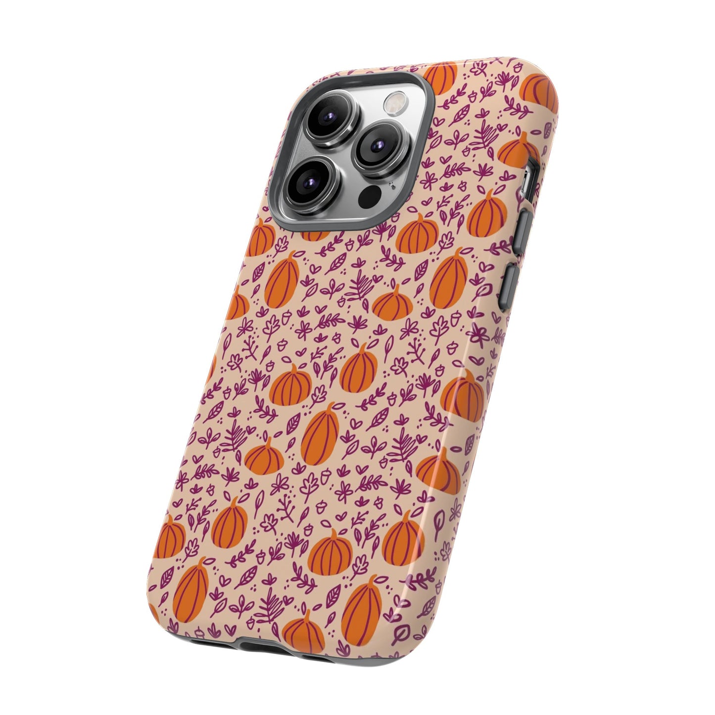 Pumpkin and Doodles Florals - iPhone Case