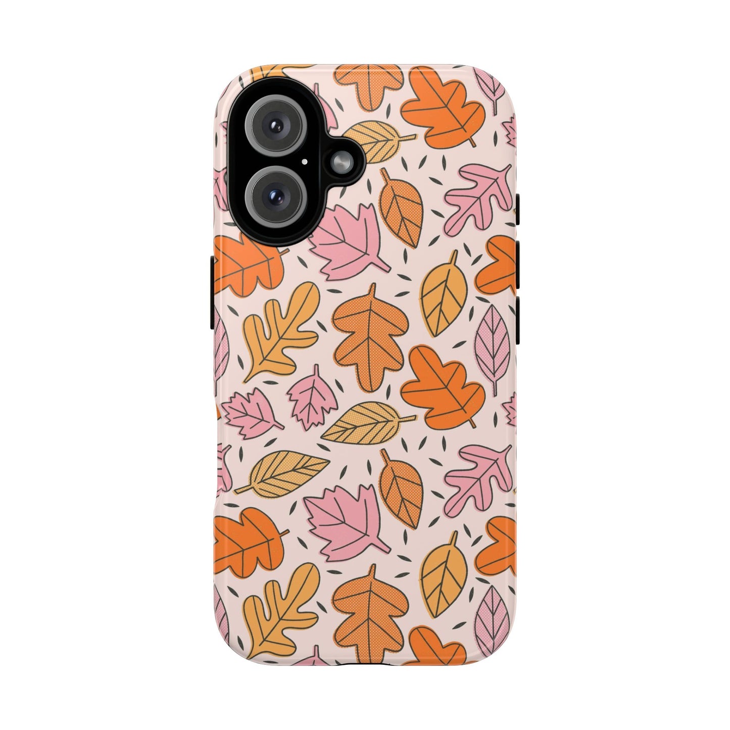 Doodled Fall Leaves - iPhone Case