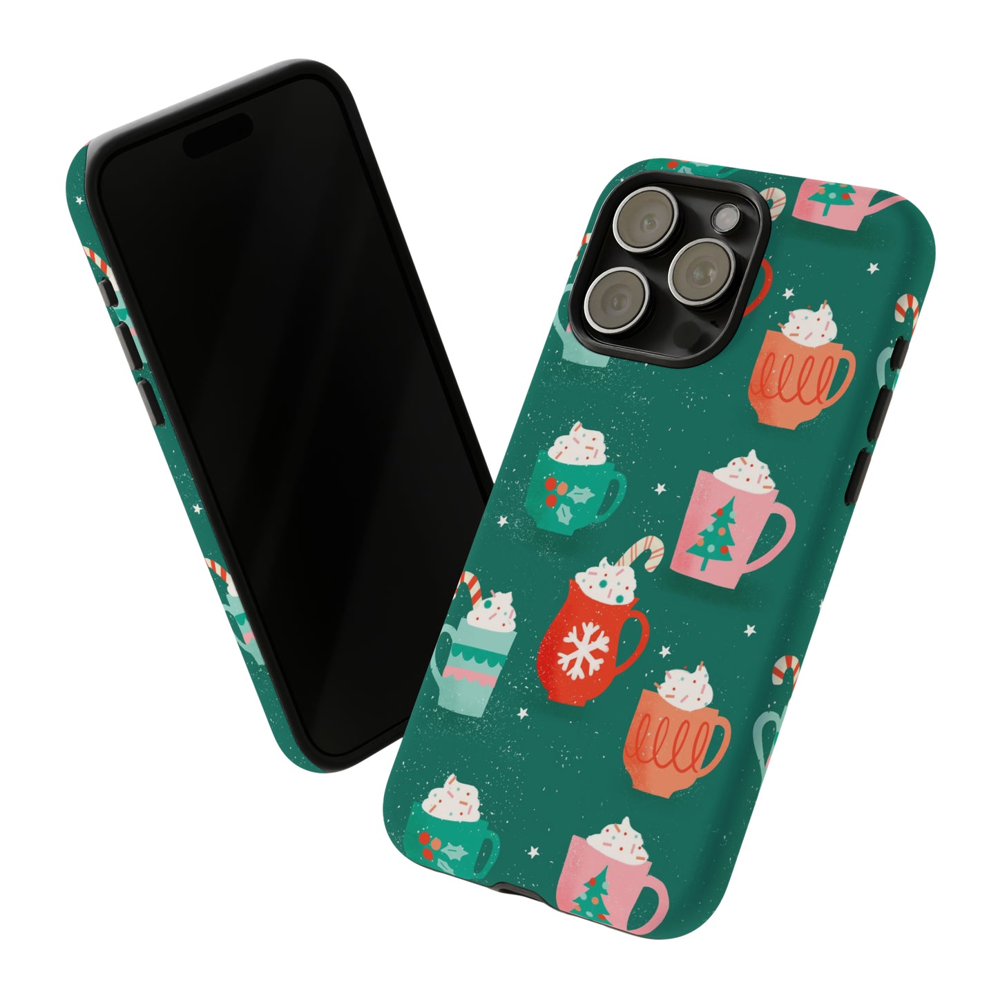 Christmas Coffee Cups - iPhone Case