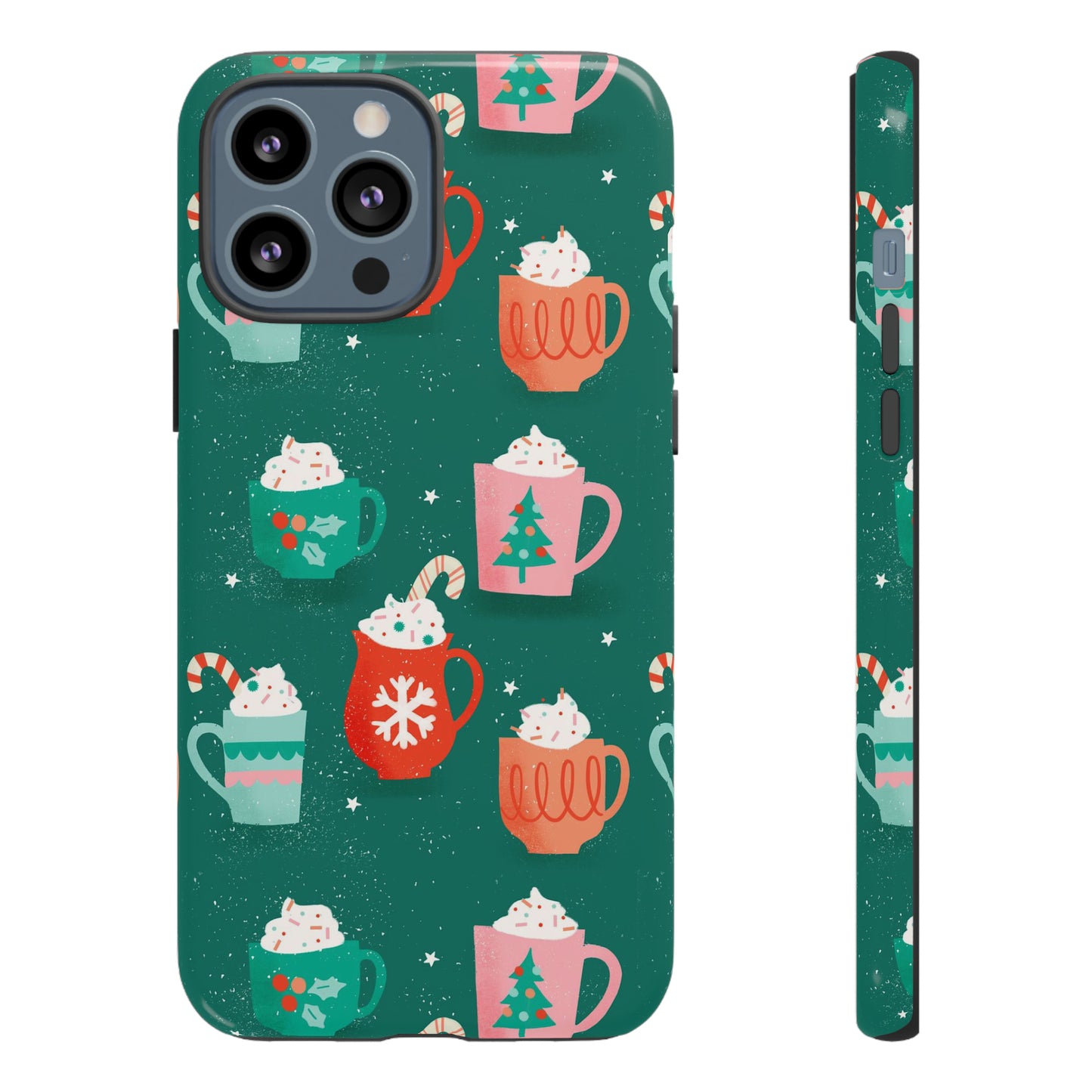 Christmas Coffee Cups - iPhone Case