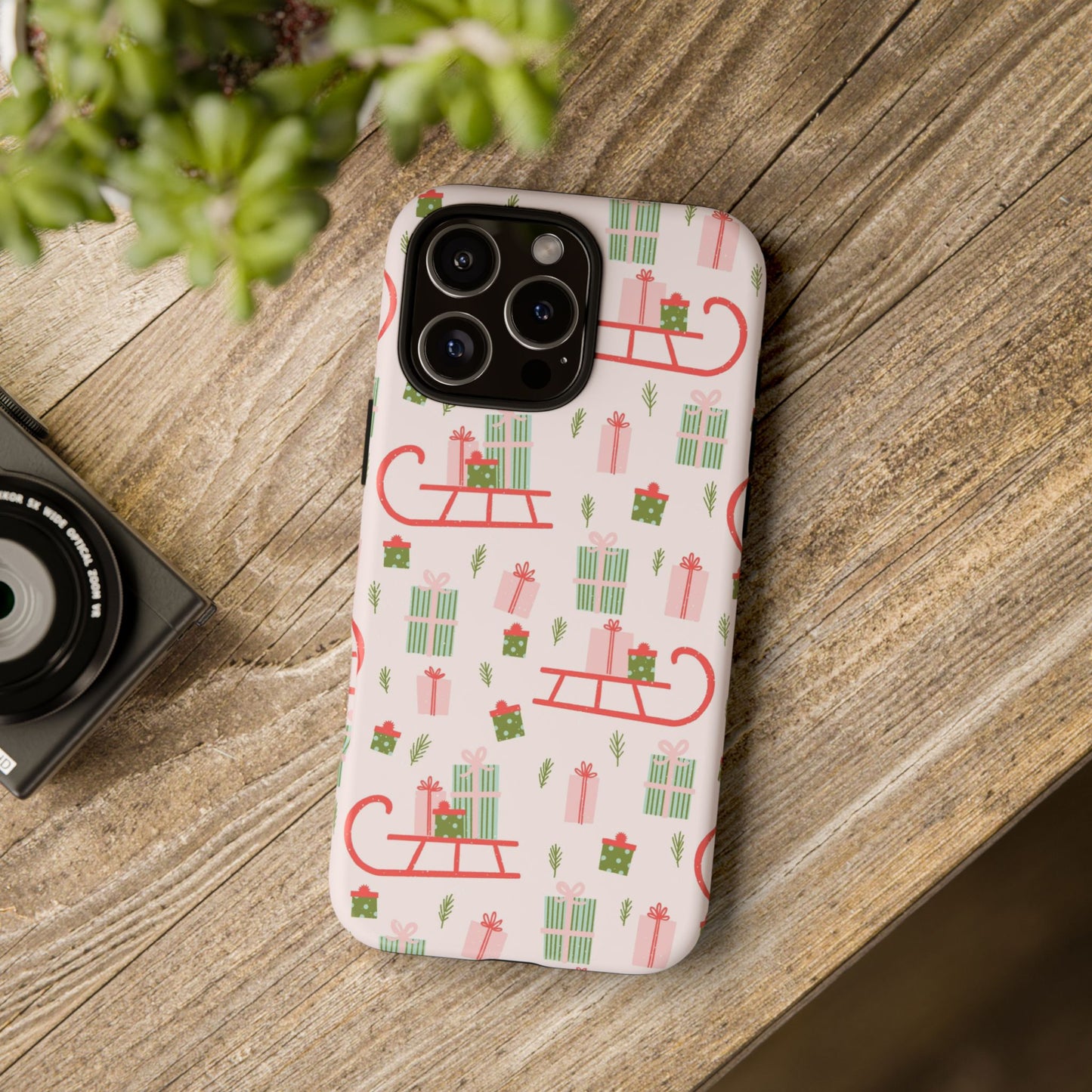 Christmas Gift Sled - iPhone Case