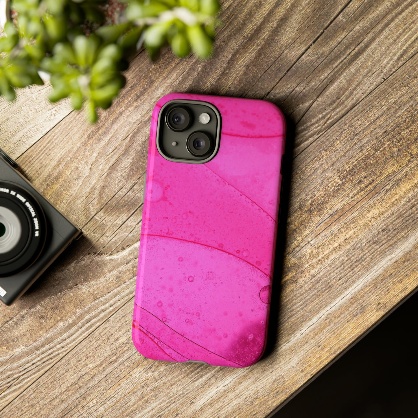 Hot Pink Lava - iPhone Case