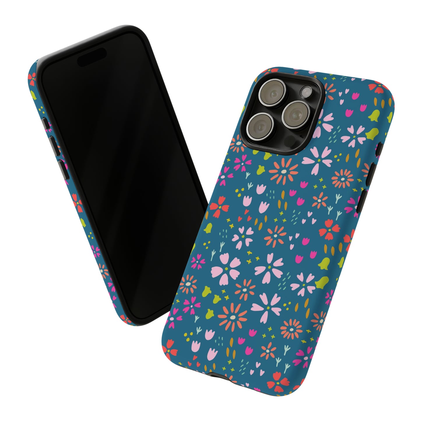 Blue Spring Florals - iPhone Case