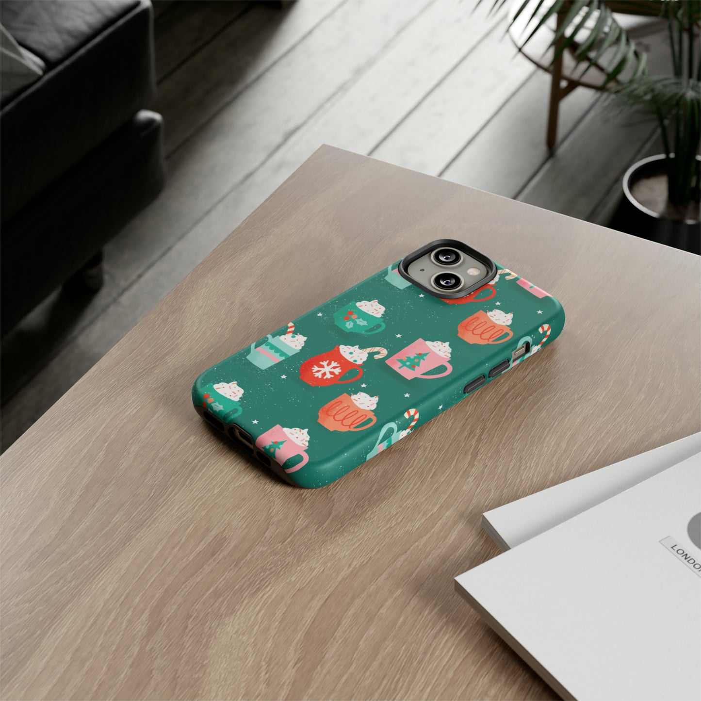 Christmas Coffee Cups - iPhone Case