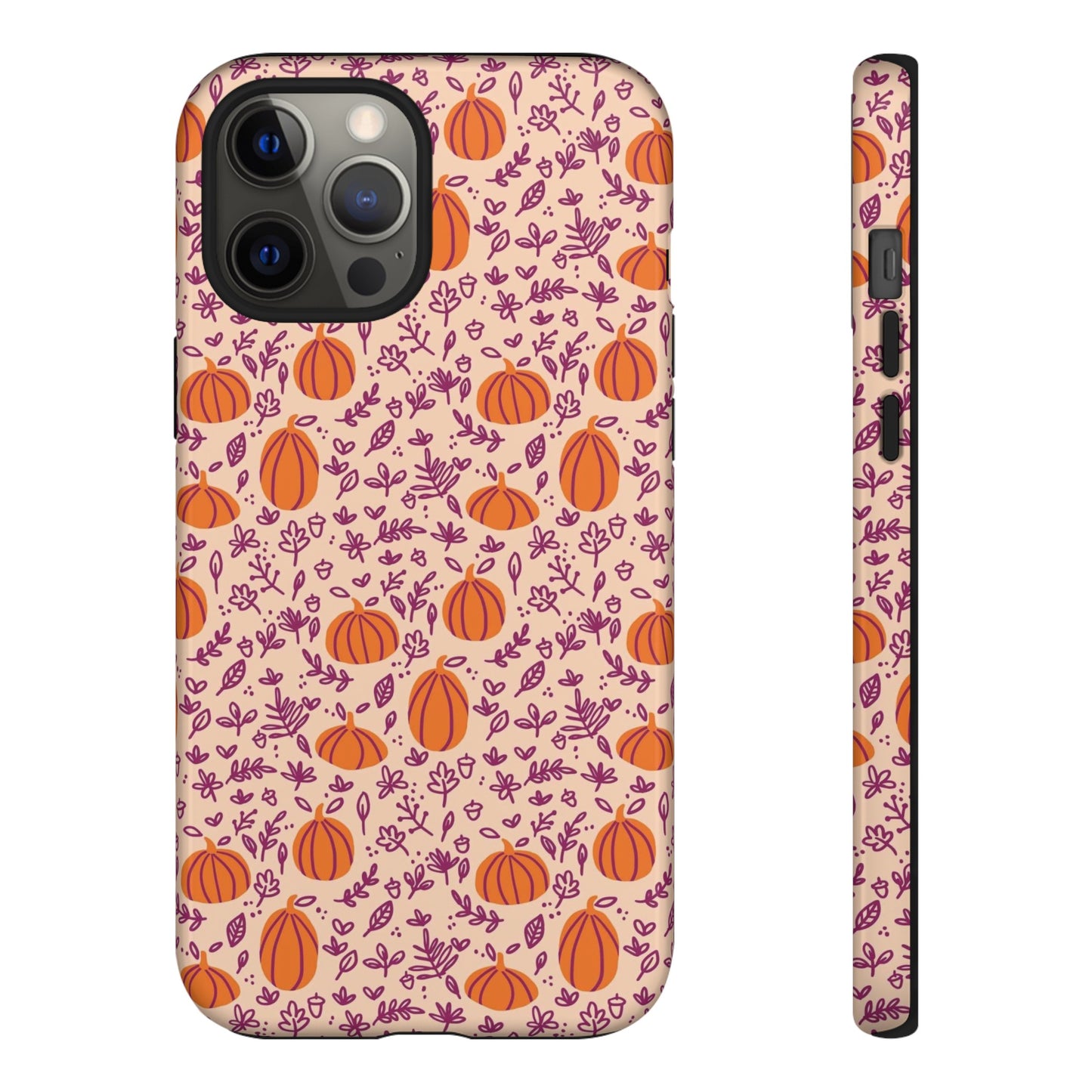 Pumpkin and Doodles Florals - iPhone Case