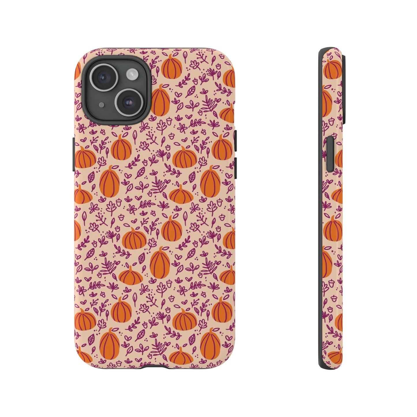 Pumpkin and Doodles Florals - iPhone Case