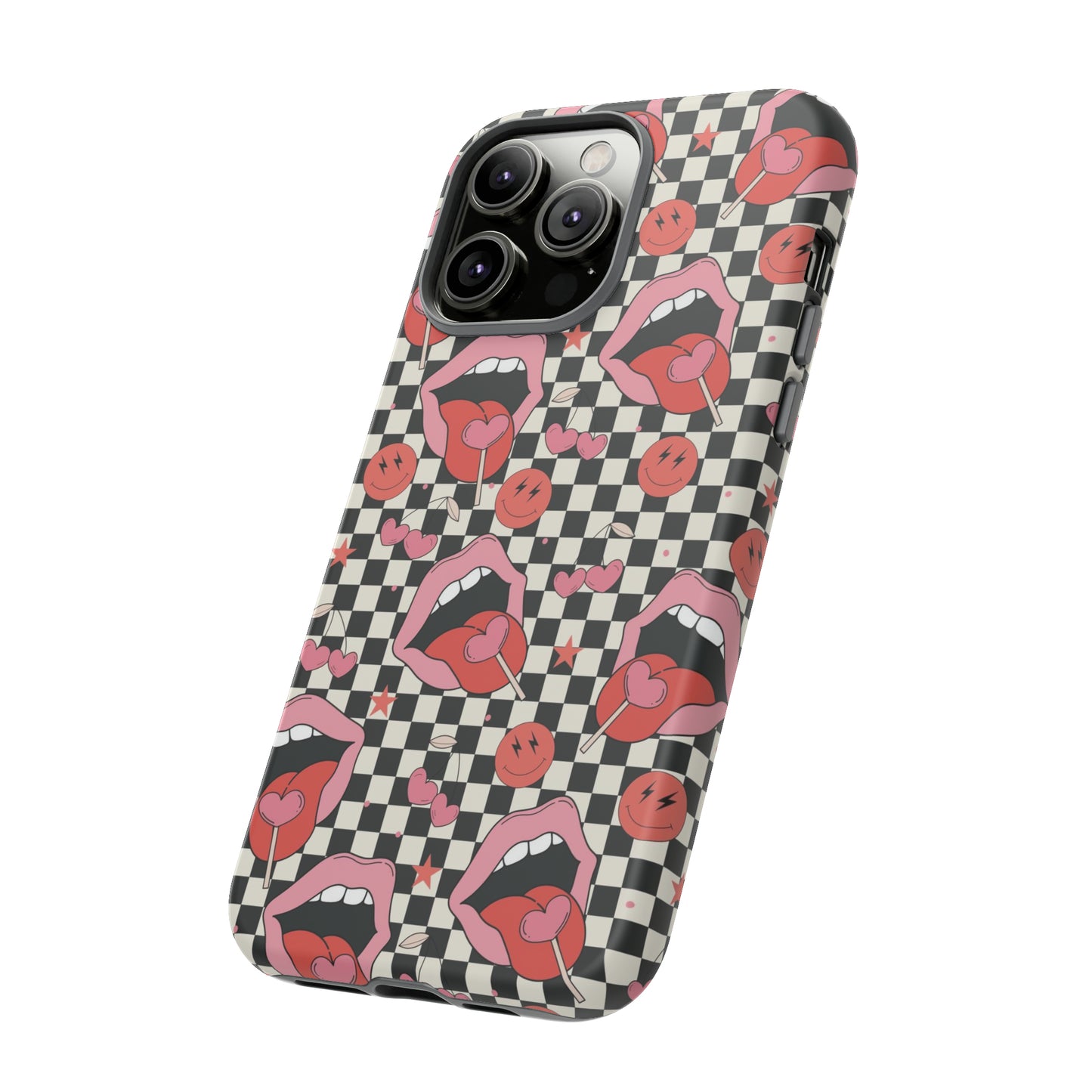 Retro Lips Smile - iPhone Case