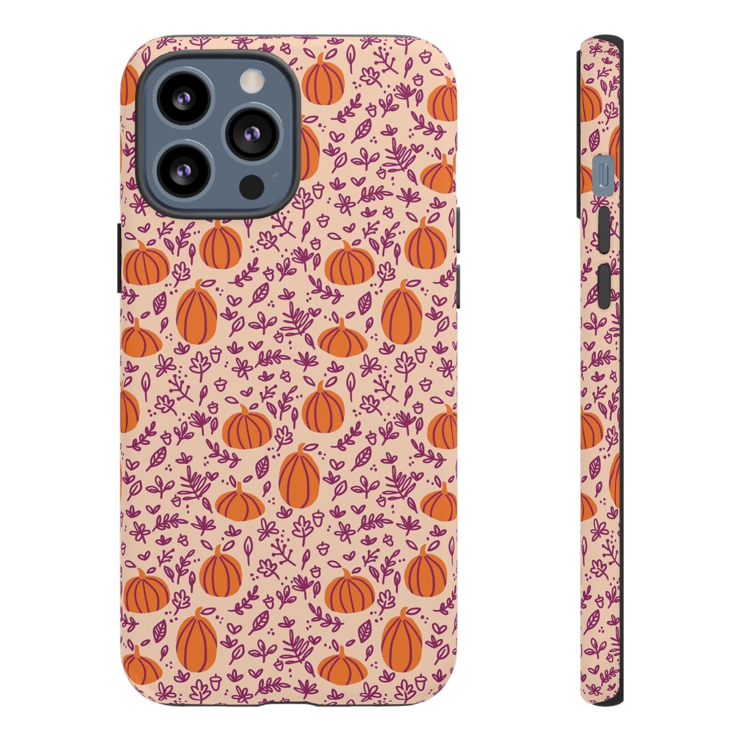 Pumpkin and Doodles Florals - iPhone Case