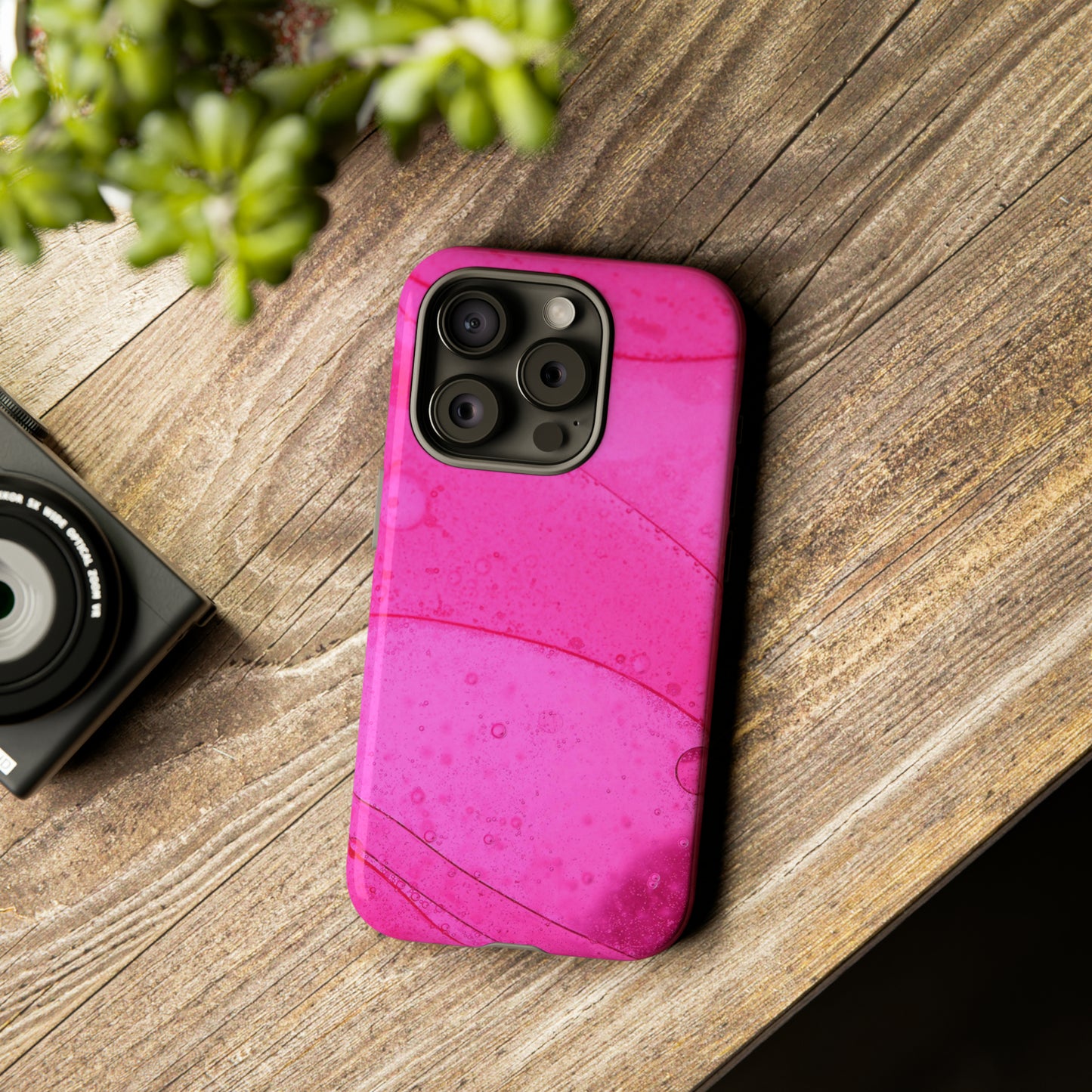 Hot Pink Lava - iPhone Case