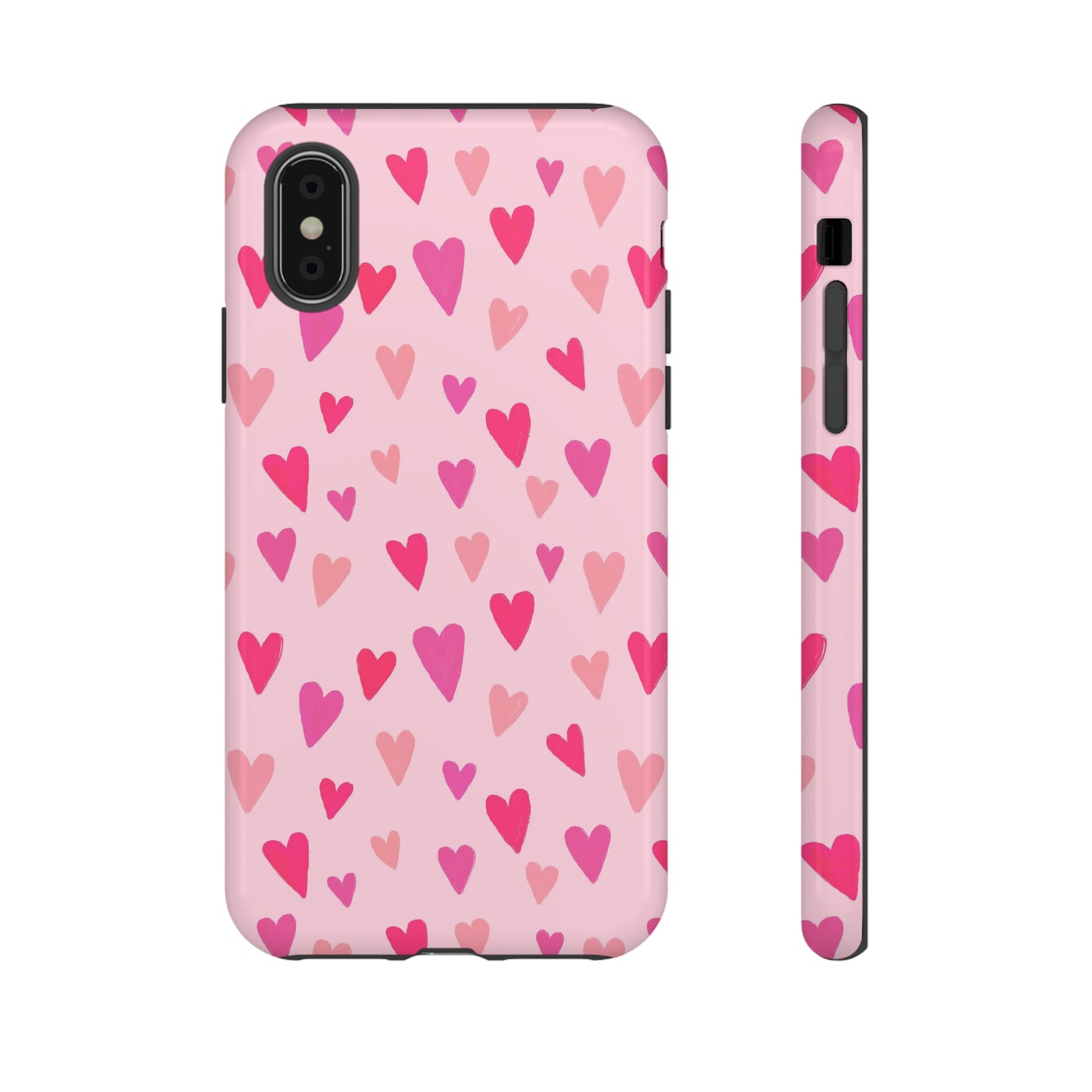 Pink Hearts Valentine iPhone Case