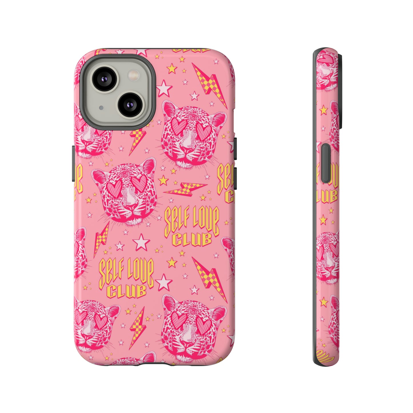 Self Love Club Tiger - Pink iPhone Case