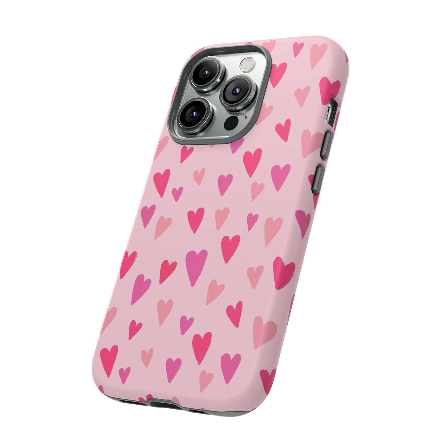 Pink Hearts Valentine iPhone Case