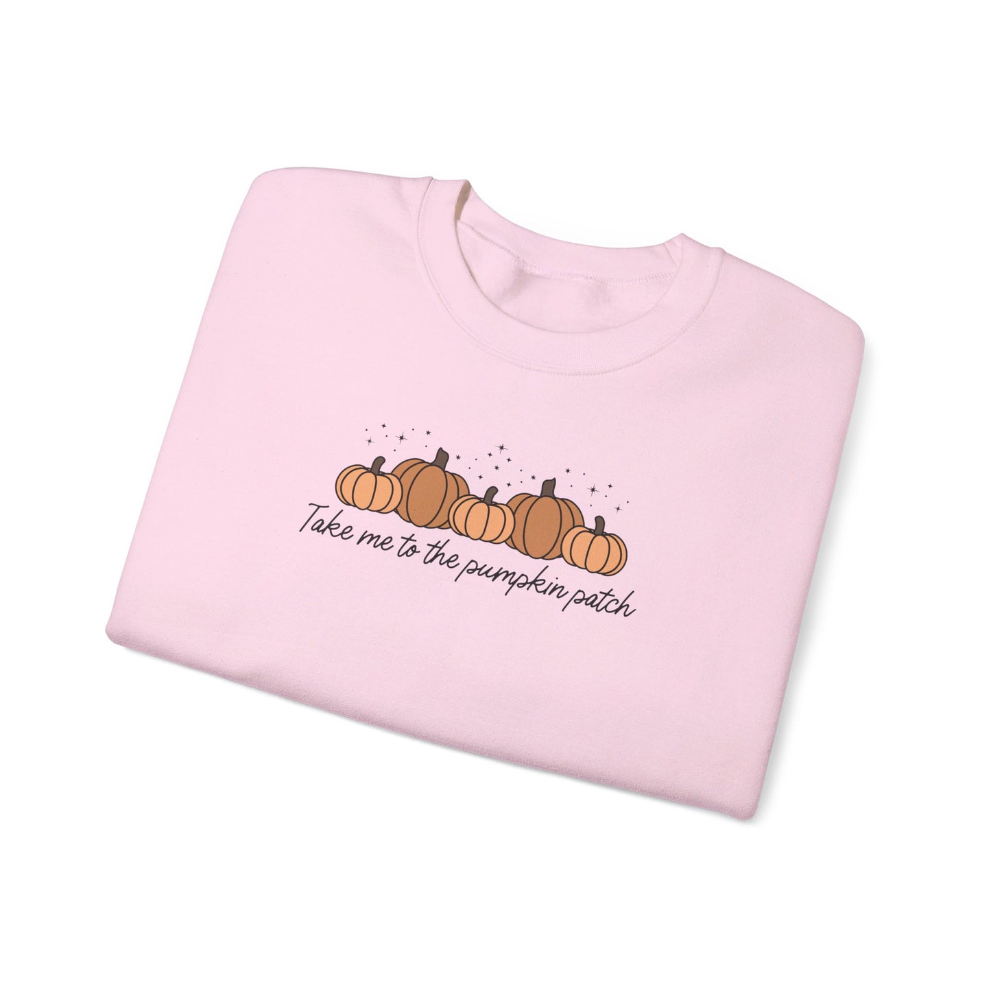 Take Me To The Pumpkin Patch Autumn Fall Sweatshirt - Unisex Heavy Blend™ Crewneck Sweatshirt