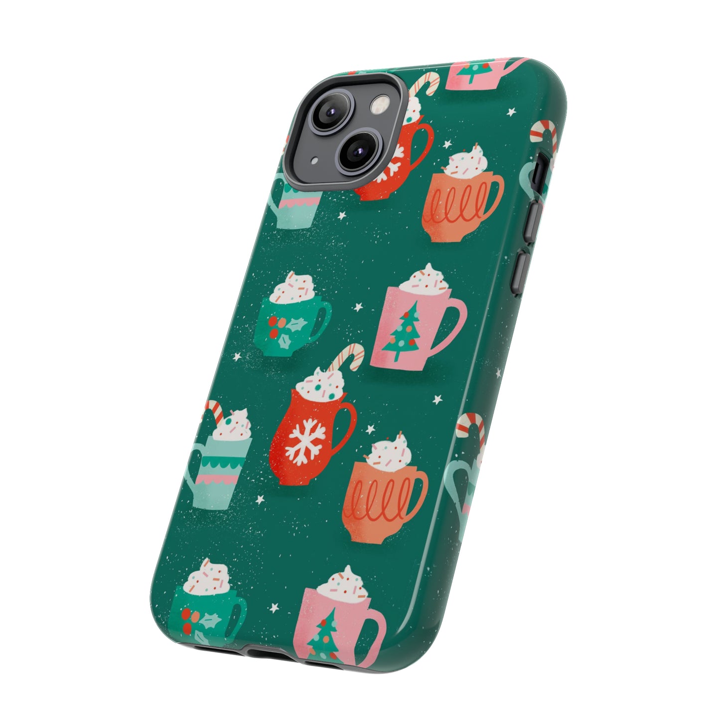 Christmas Coffee Cups - iPhone Case