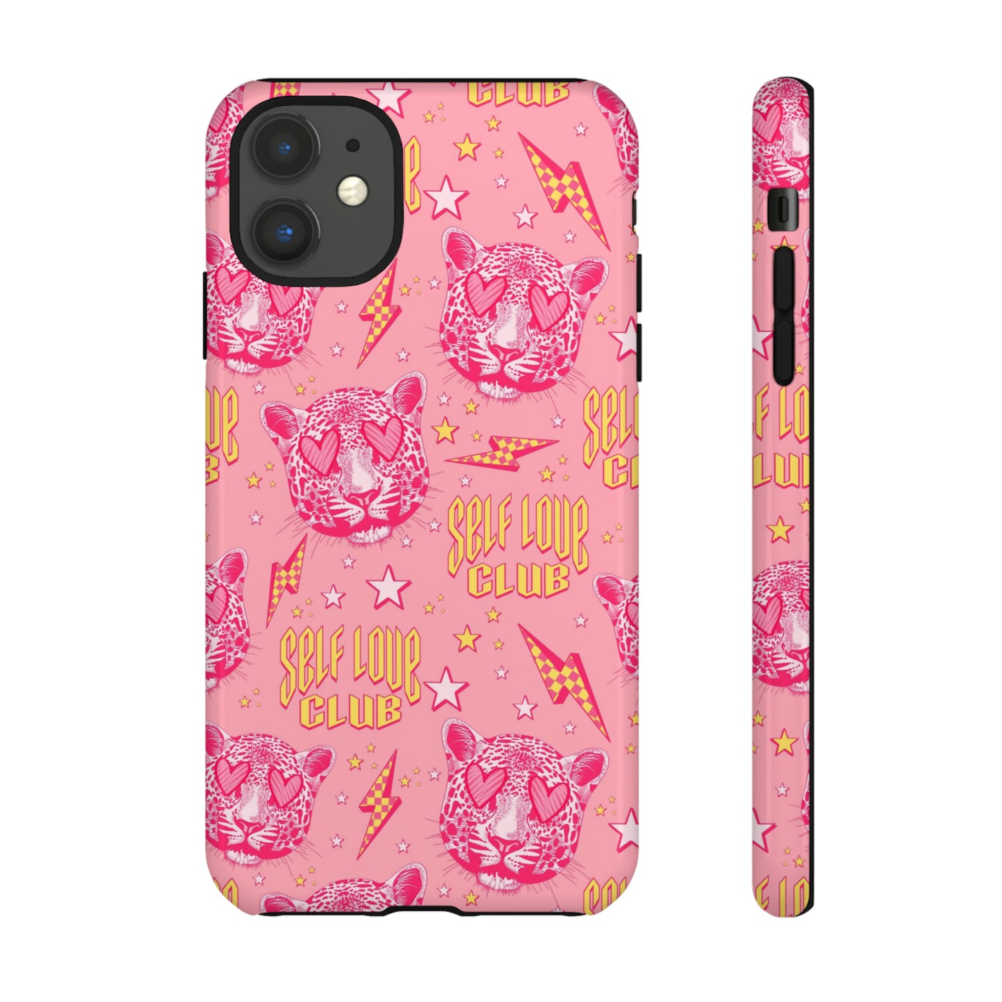 Self Love Club Tiger - Pink iPhone Case