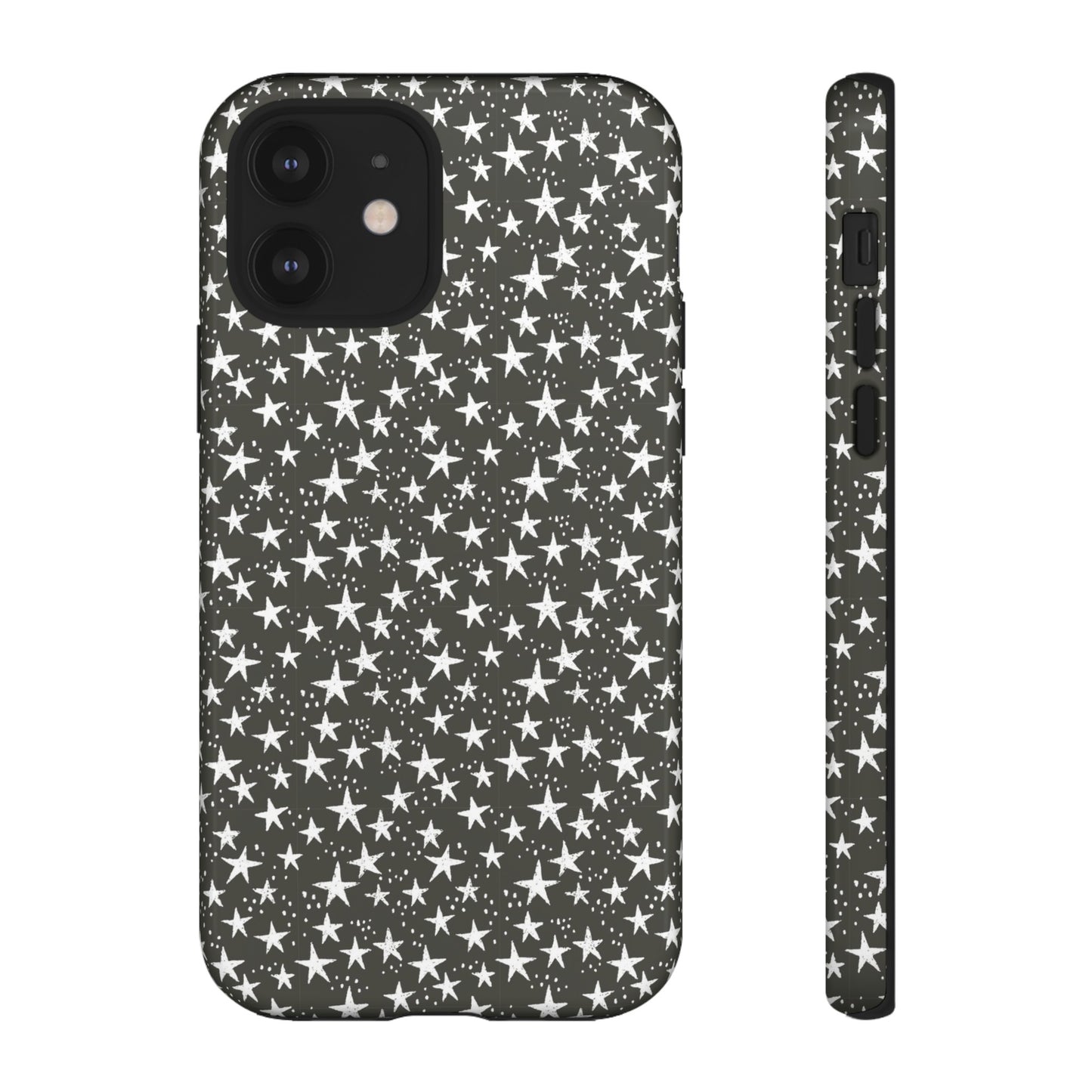 Halloween Stars Black - iPhone Case