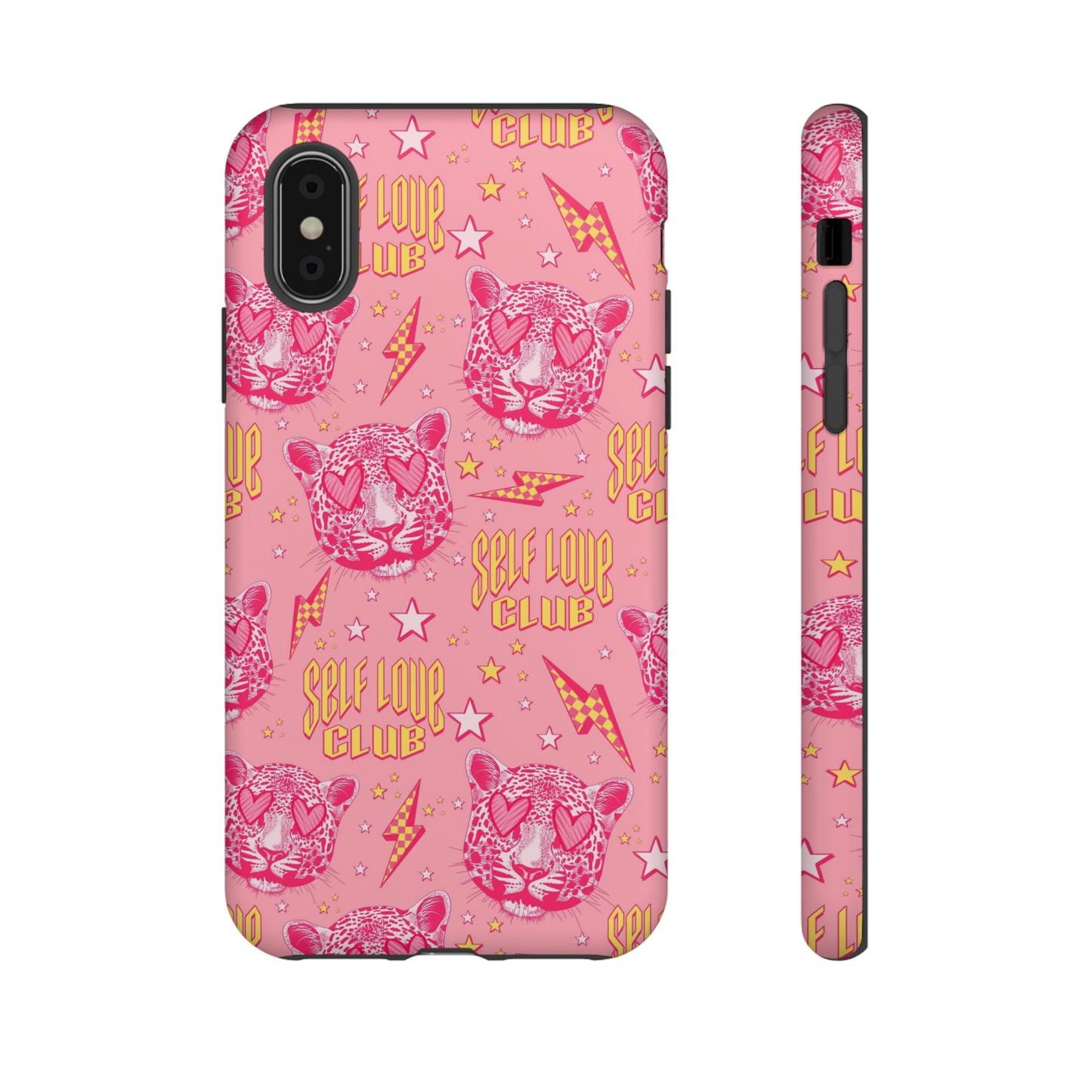 Self Love Club Tiger - Pink iPhone Case