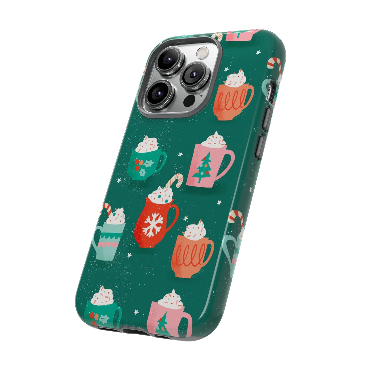 Christmas Coffee Cups - iPhone Case