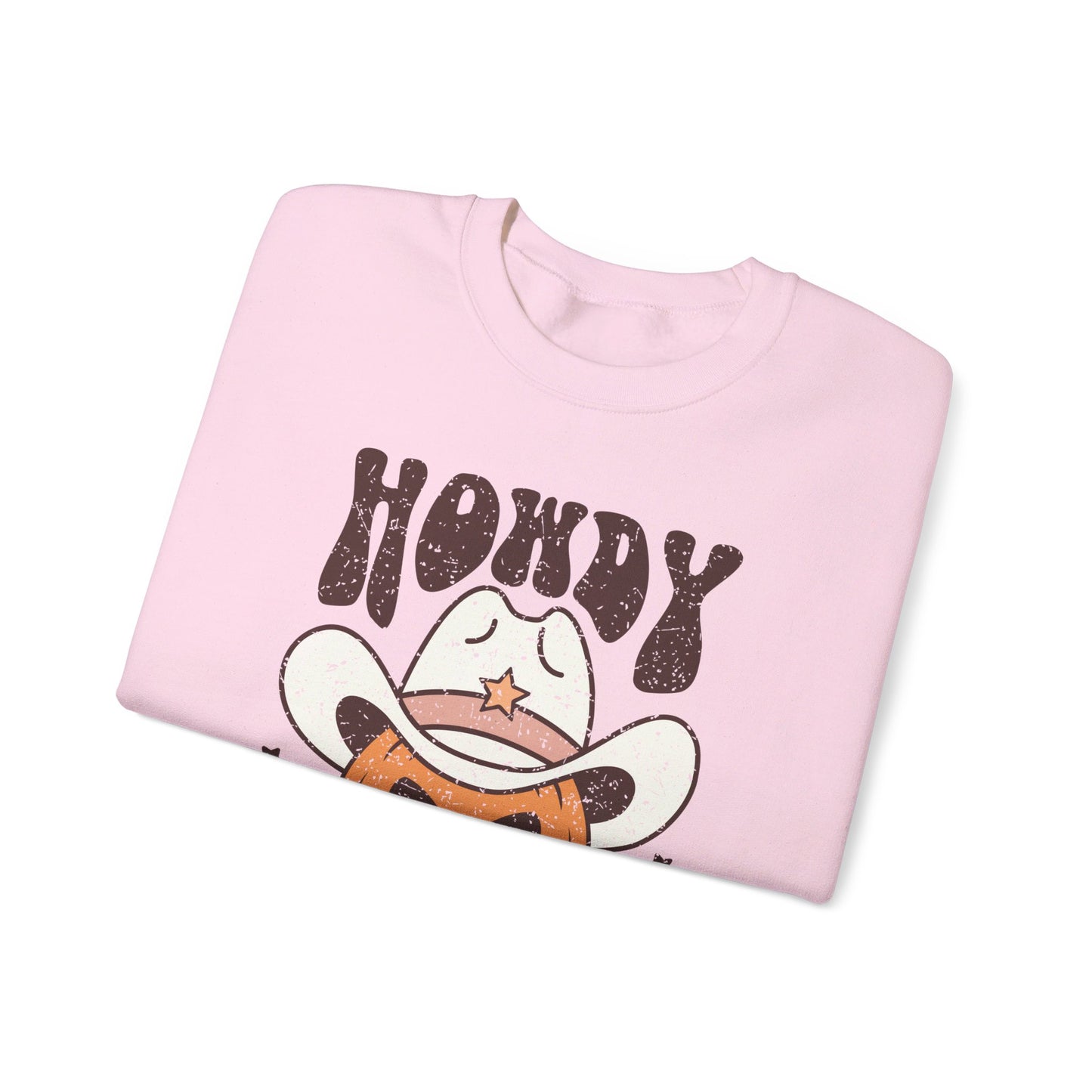 Howdy Pumpkin - Autumn/Fall Pumpkin Sweatshirt - Unisex Heavy Blend™ Crewneck Sweatshirt