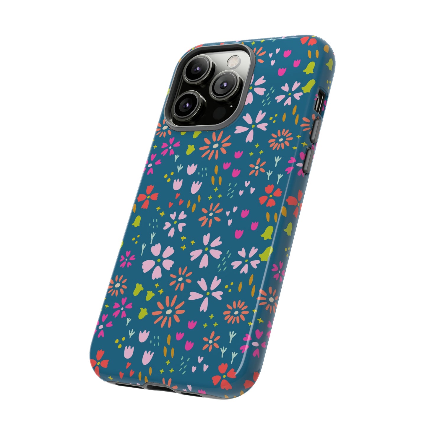 Blue Spring Florals - iPhone Case