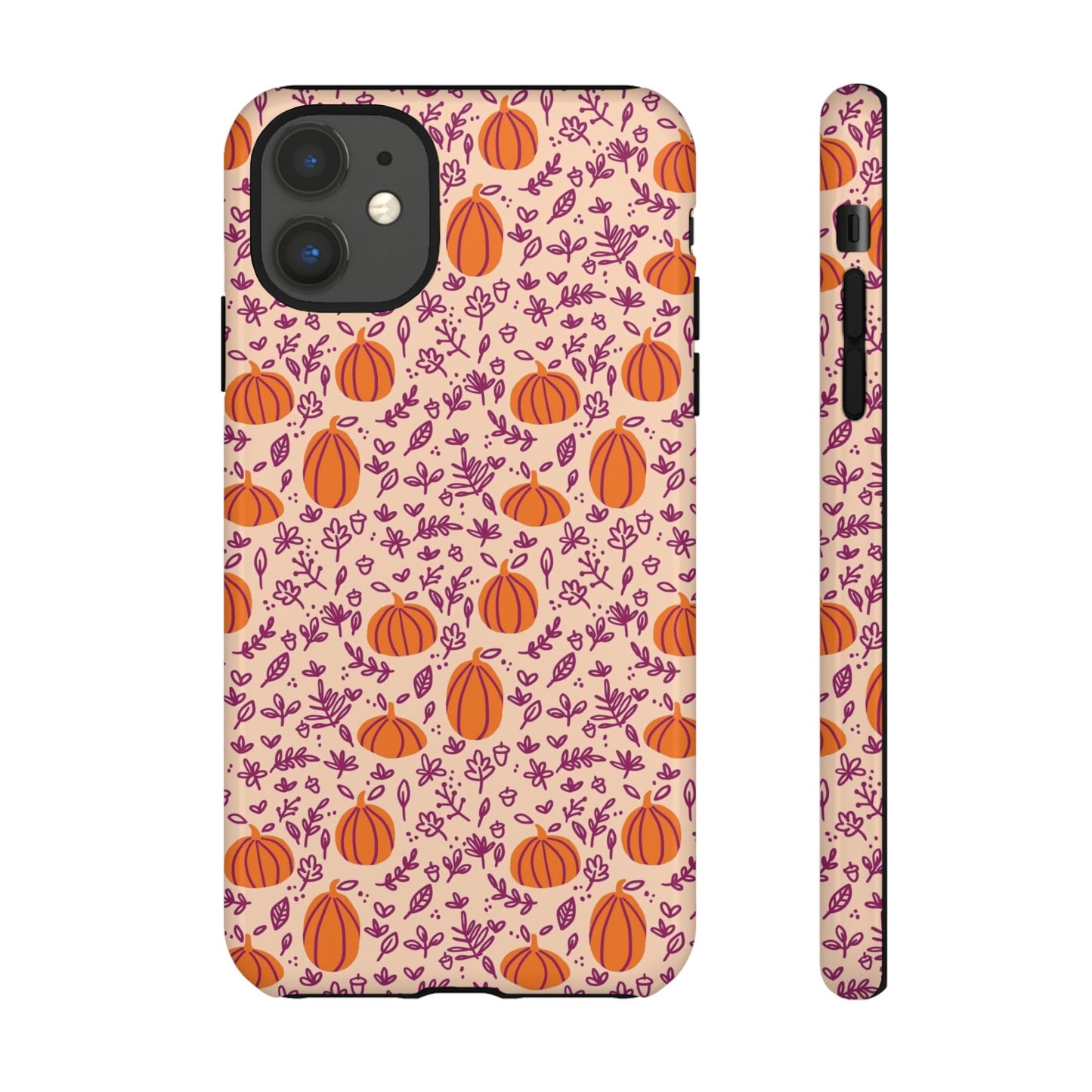 Pumpkin and Doodles Florals - iPhone Case