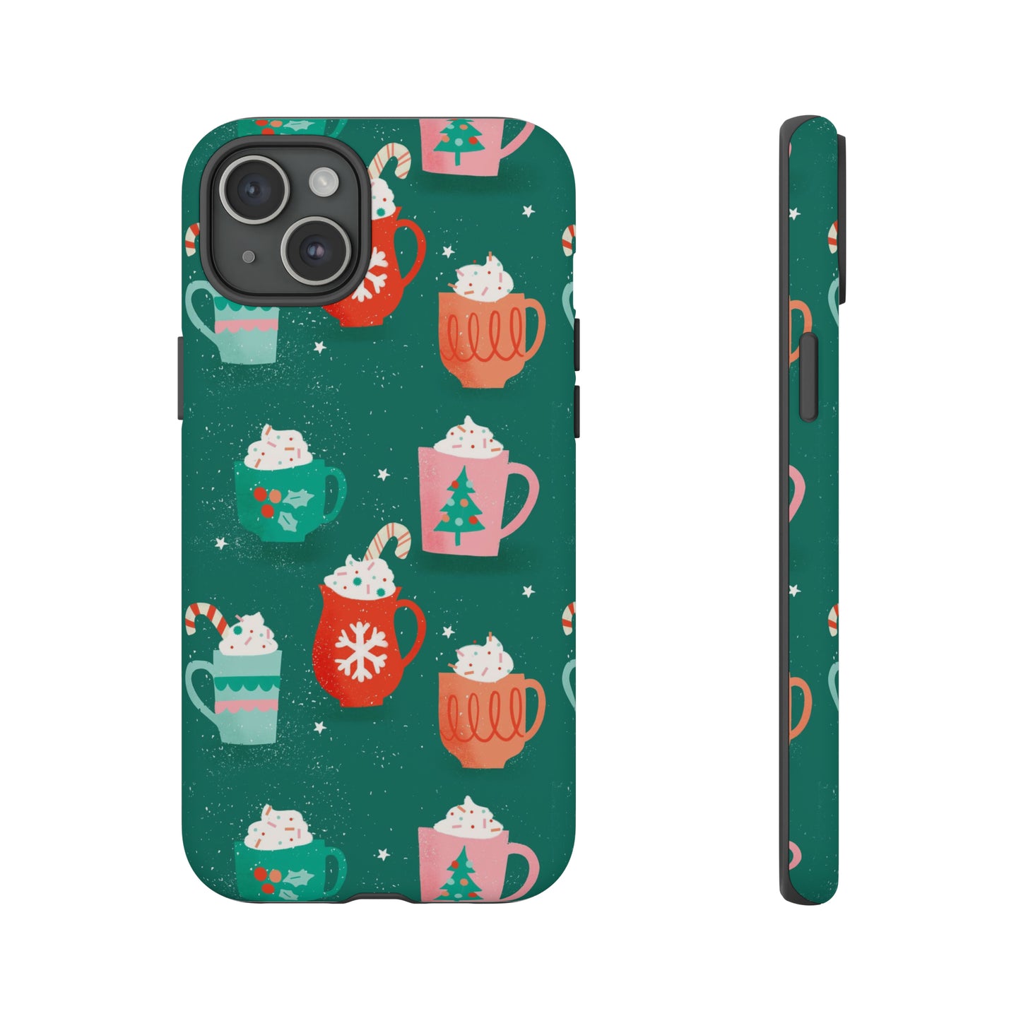 Christmas Coffee Cups - iPhone Case