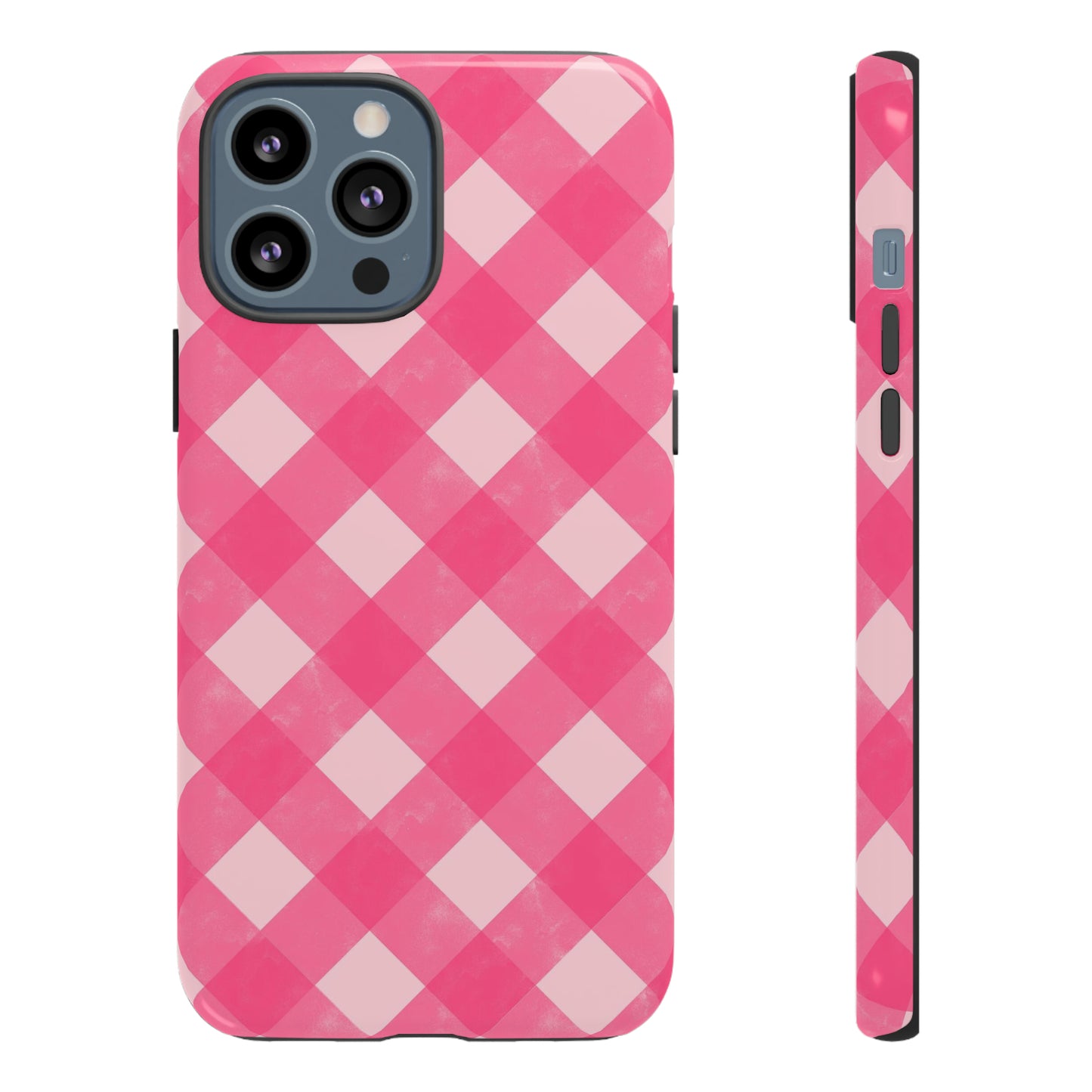 Pink Gingham iPhone Case