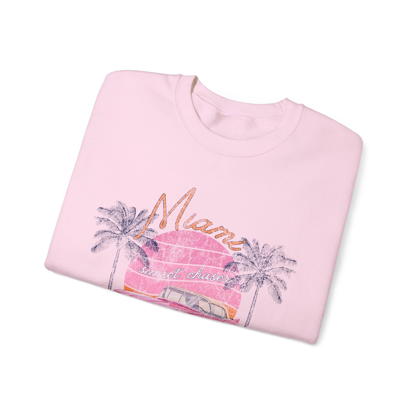 Miami Florida Car - Cute Retro Sweatshirt