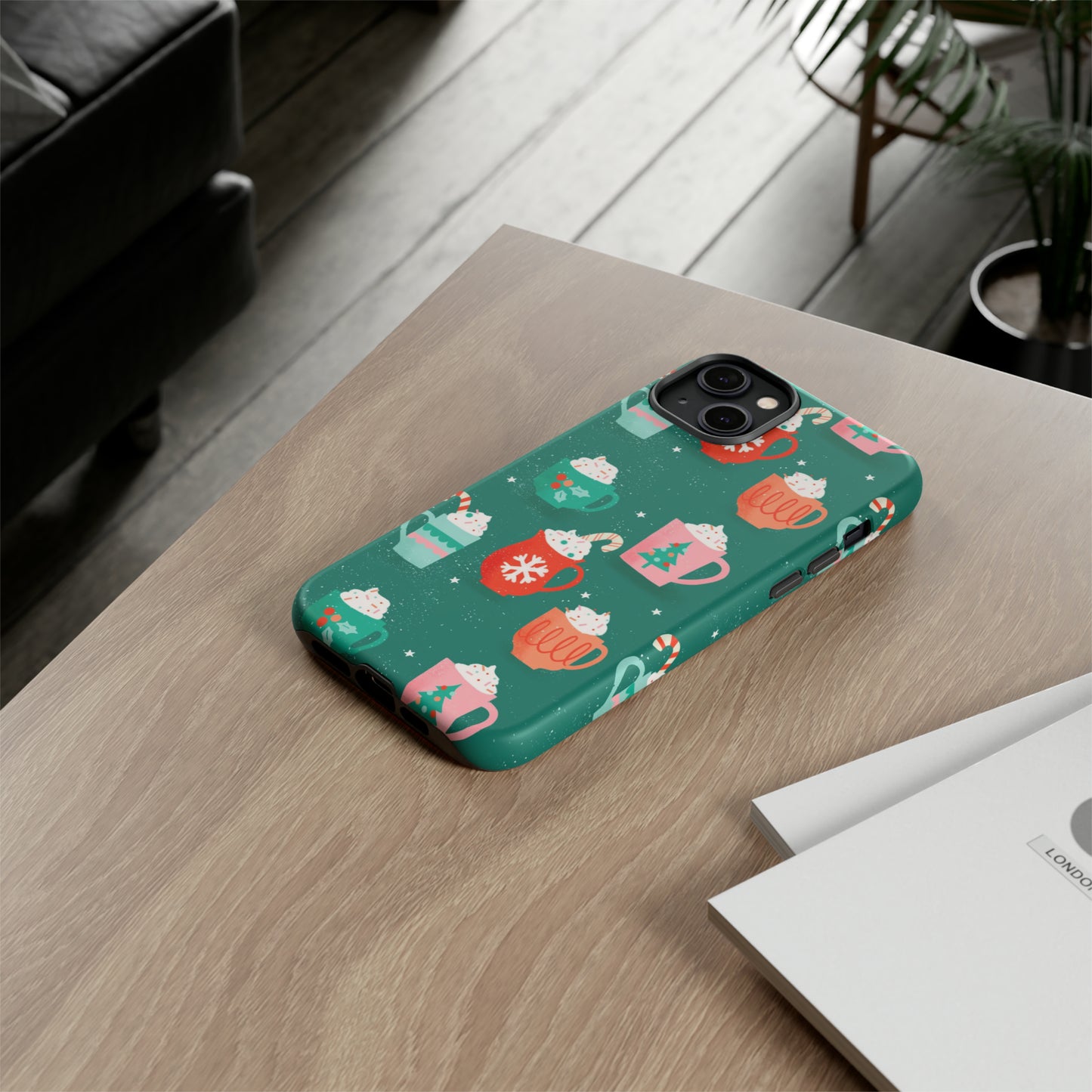 Christmas Coffee Cups - iPhone Case