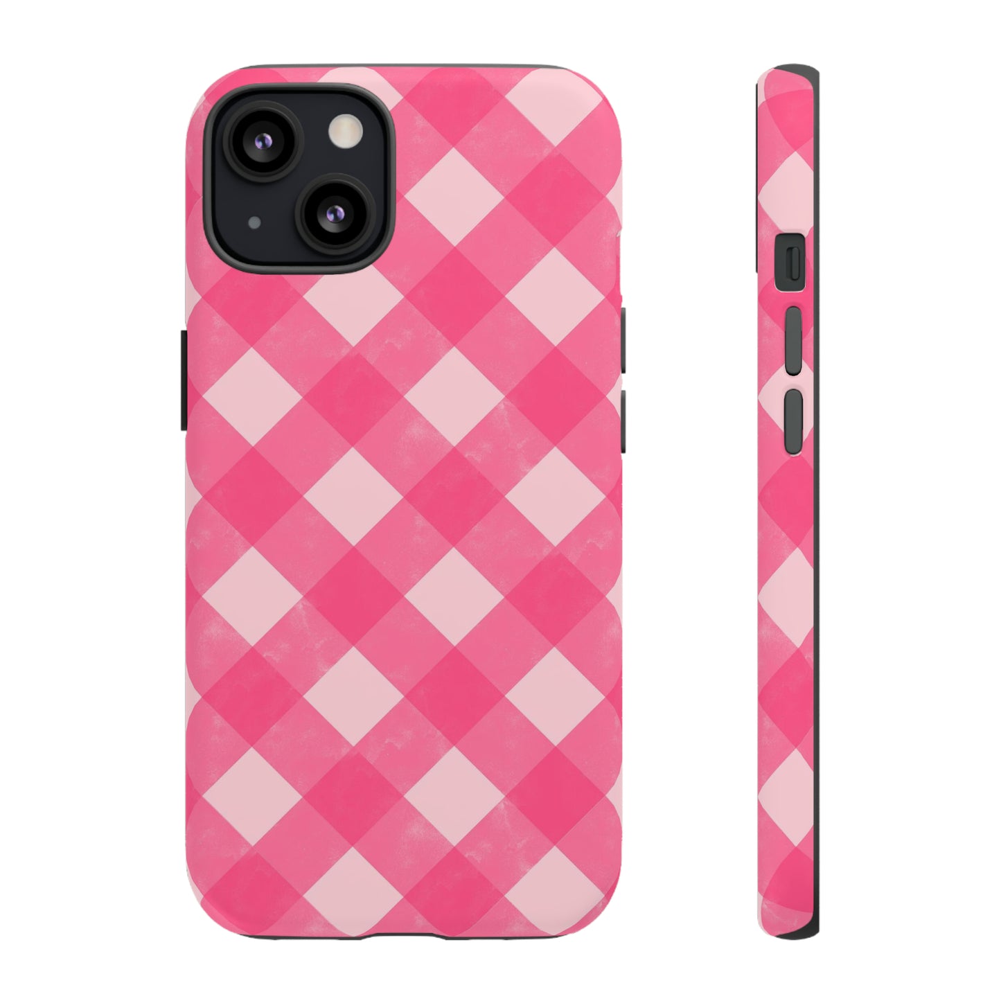 Pink Gingham iPhone Case