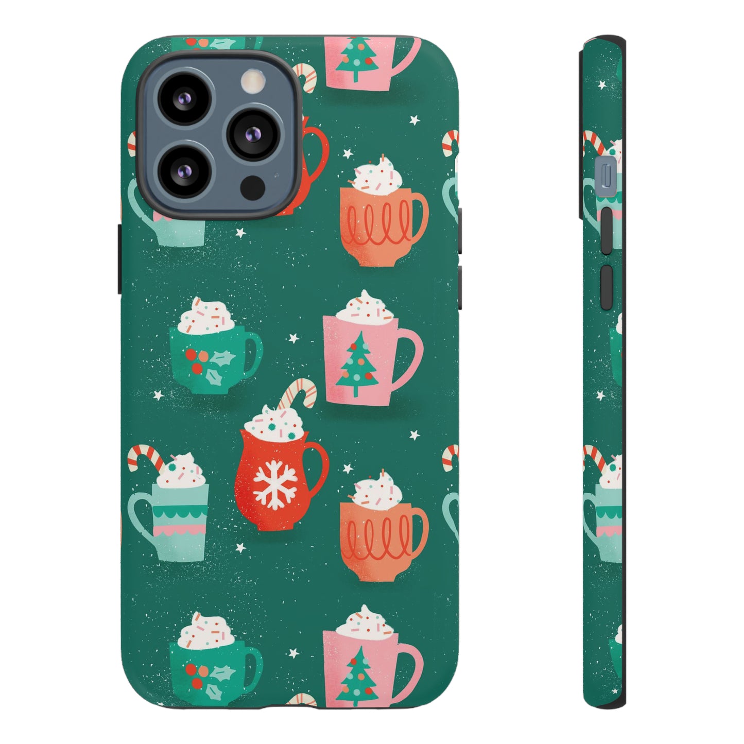 Christmas Coffee Cups - iPhone Case