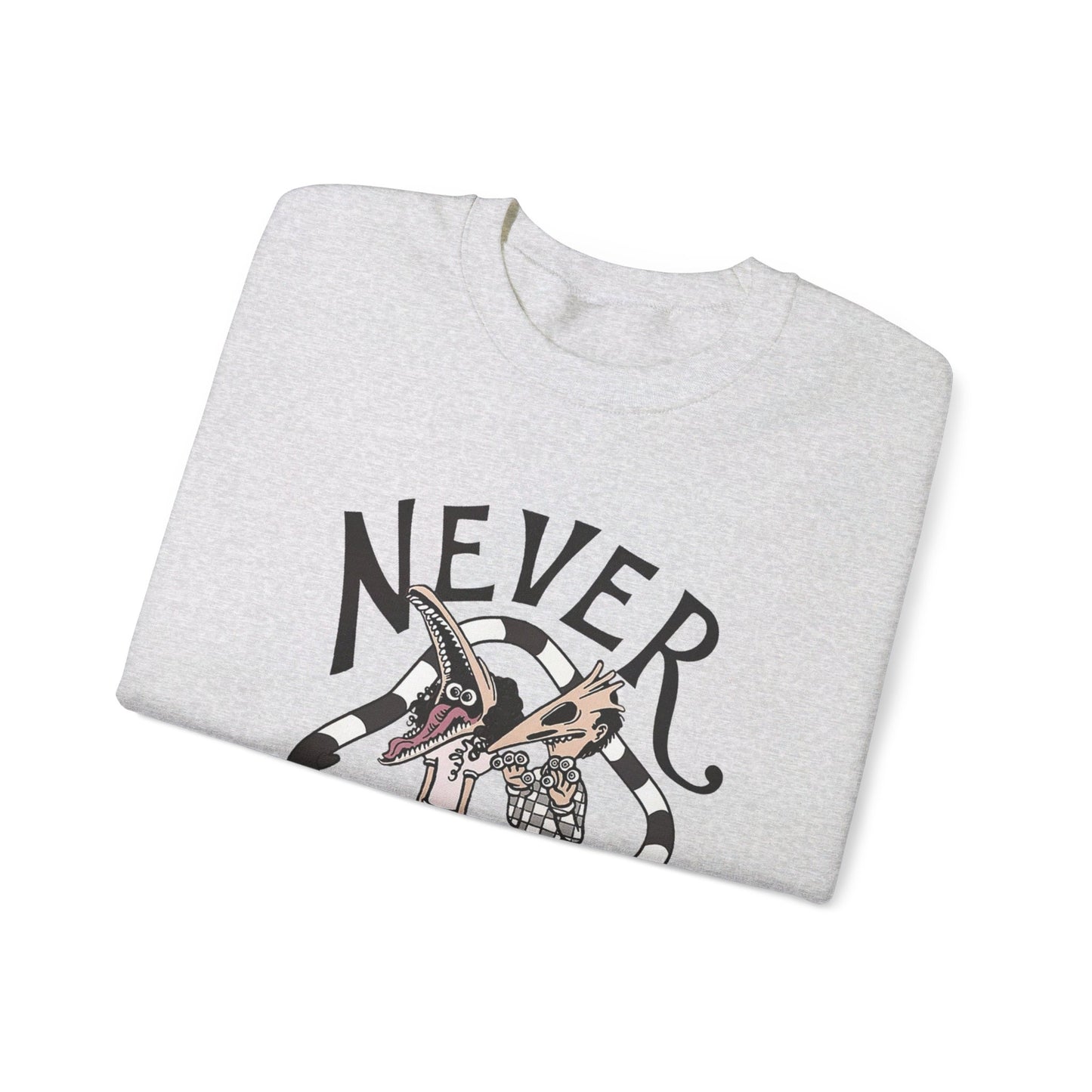 Never Trust The Living - Halloween - Unisex Heavy Blend™ Crewneck Sweatshirt