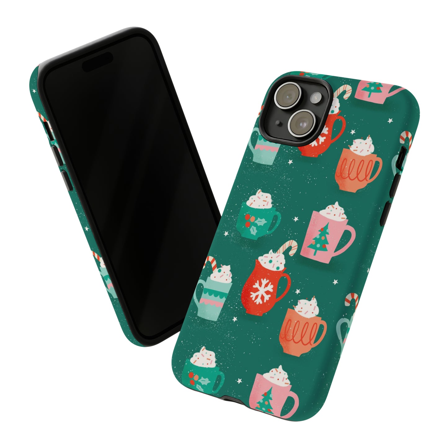 Christmas Coffee Cups - iPhone Case