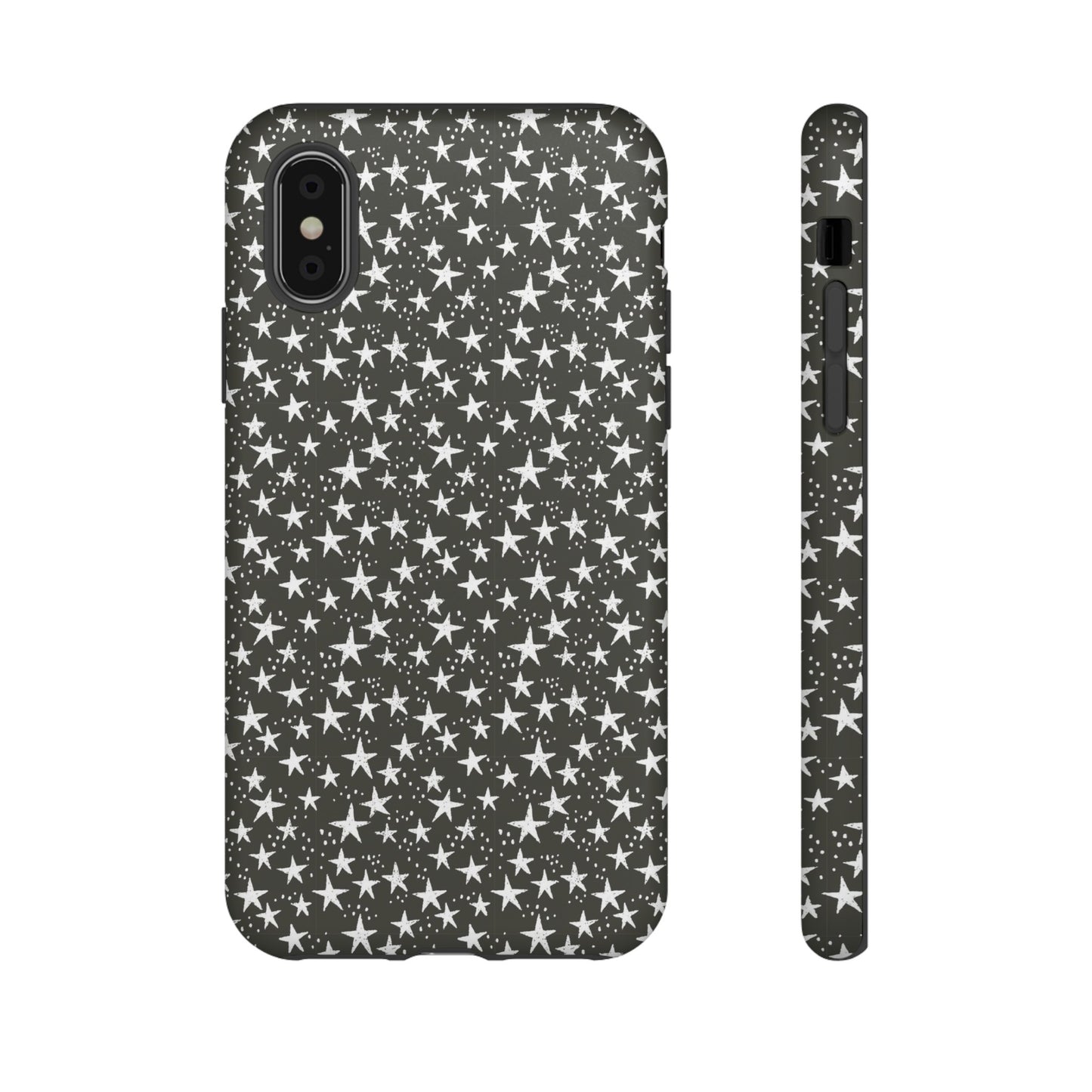 Halloween Stars Black - iPhone Case