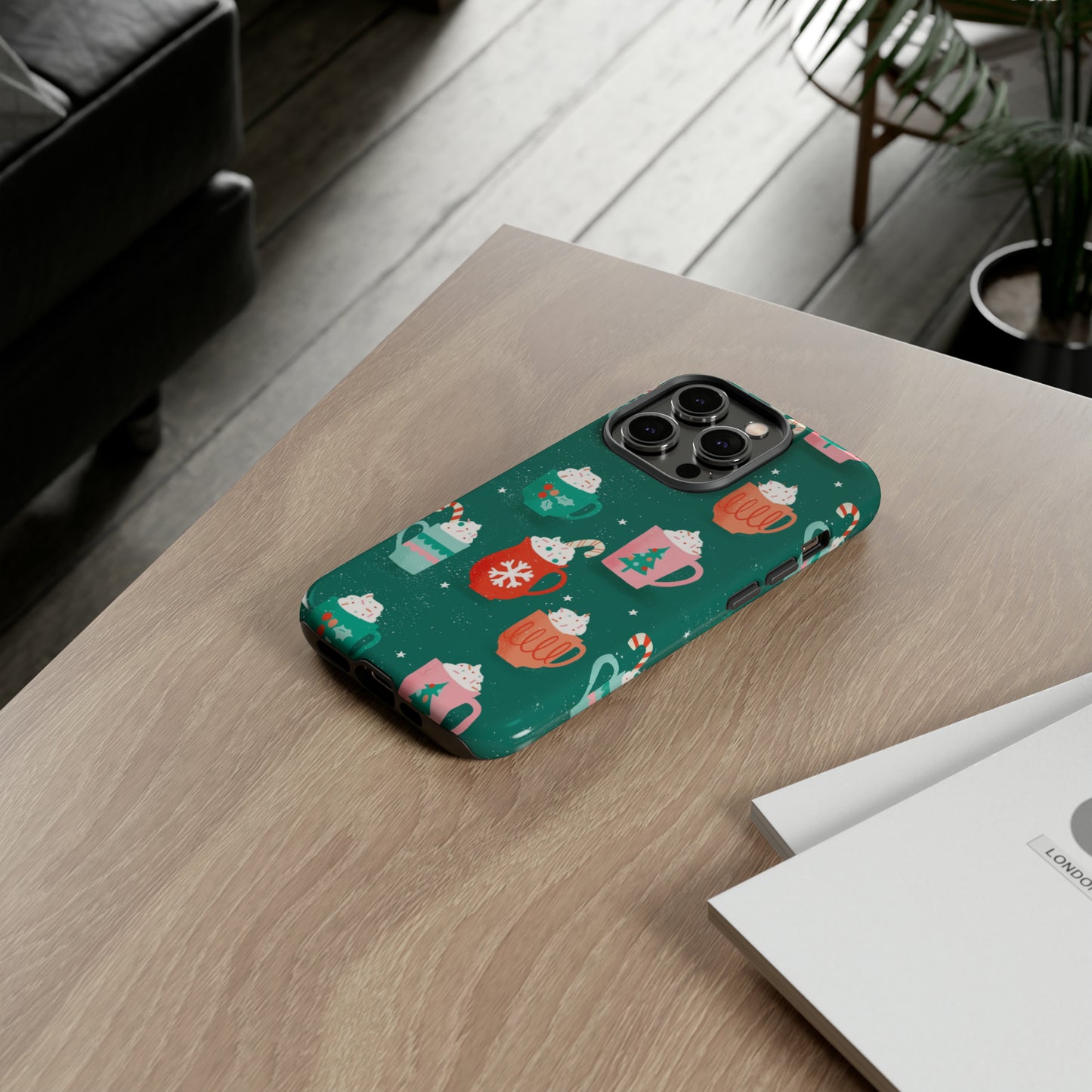 Christmas Coffee Cups - iPhone Case