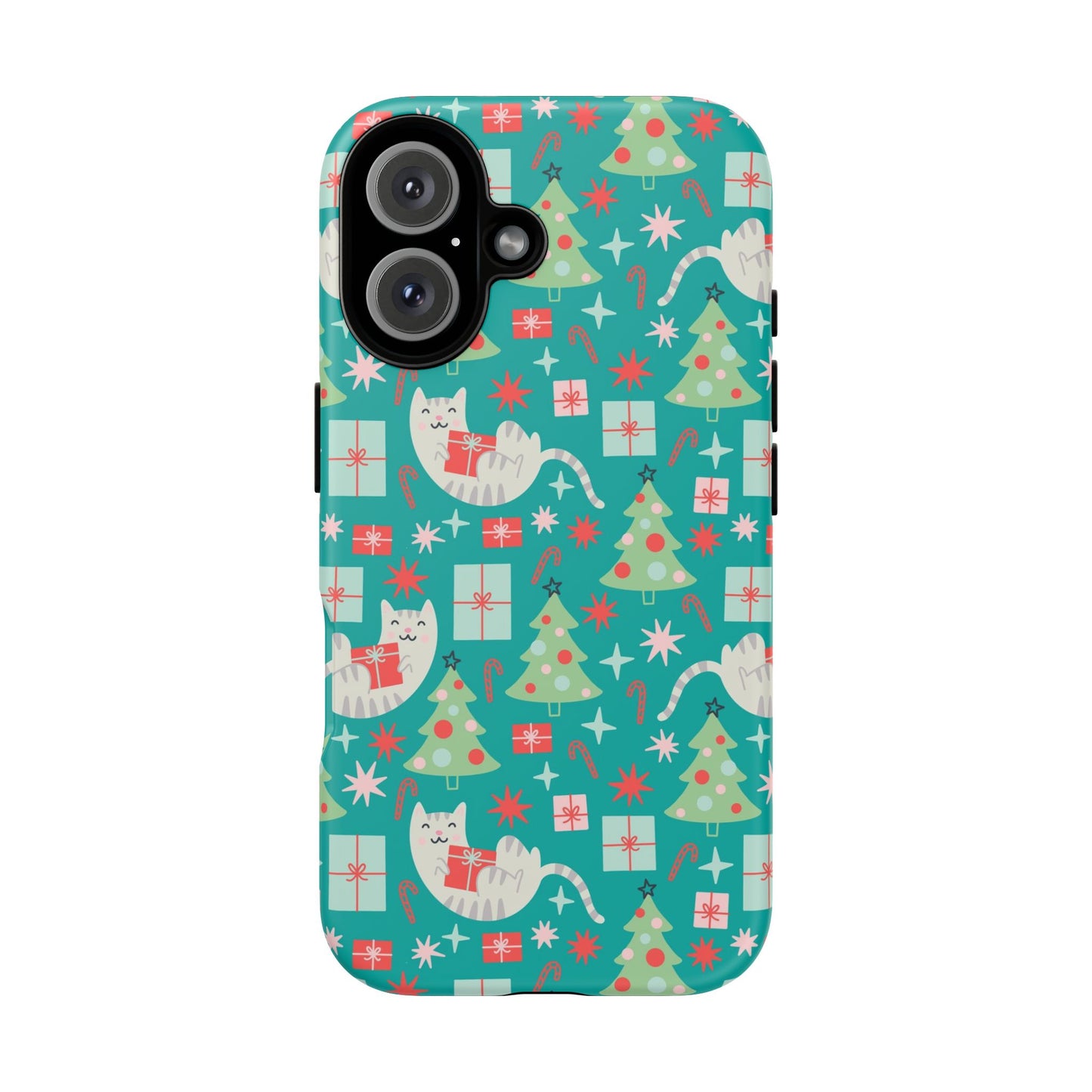 Cats With Christmas Gifts - iPhone Case