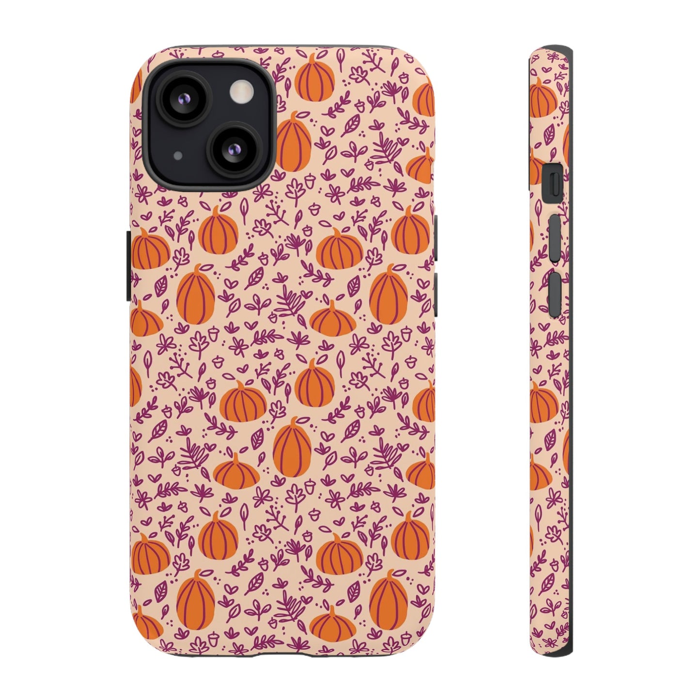 Pumpkin and Doodles Florals - iPhone Case