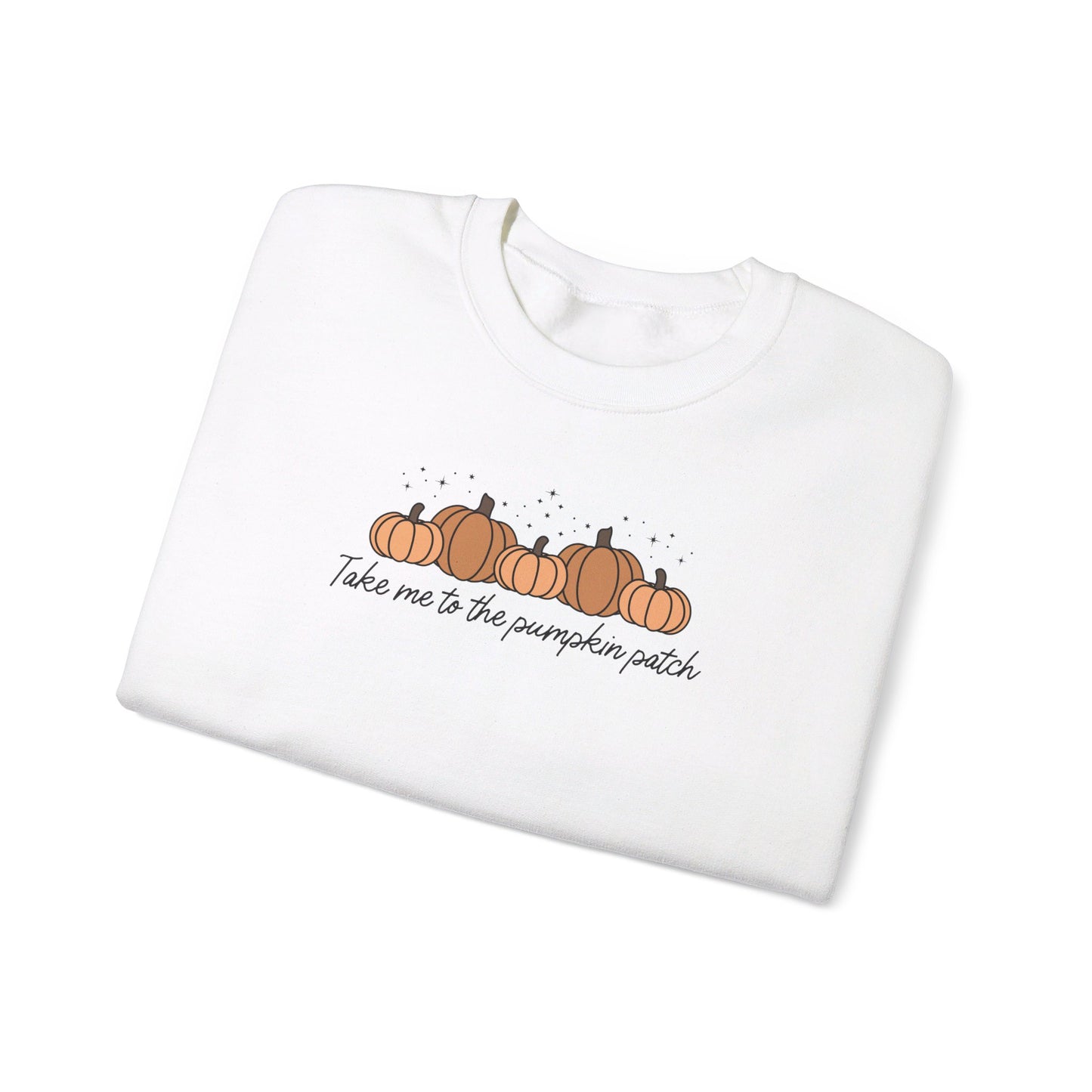 Take Me To The Pumpkin Patch Autumn Fall Sweatshirt - Unisex Heavy Blend™ Crewneck Sweatshirt