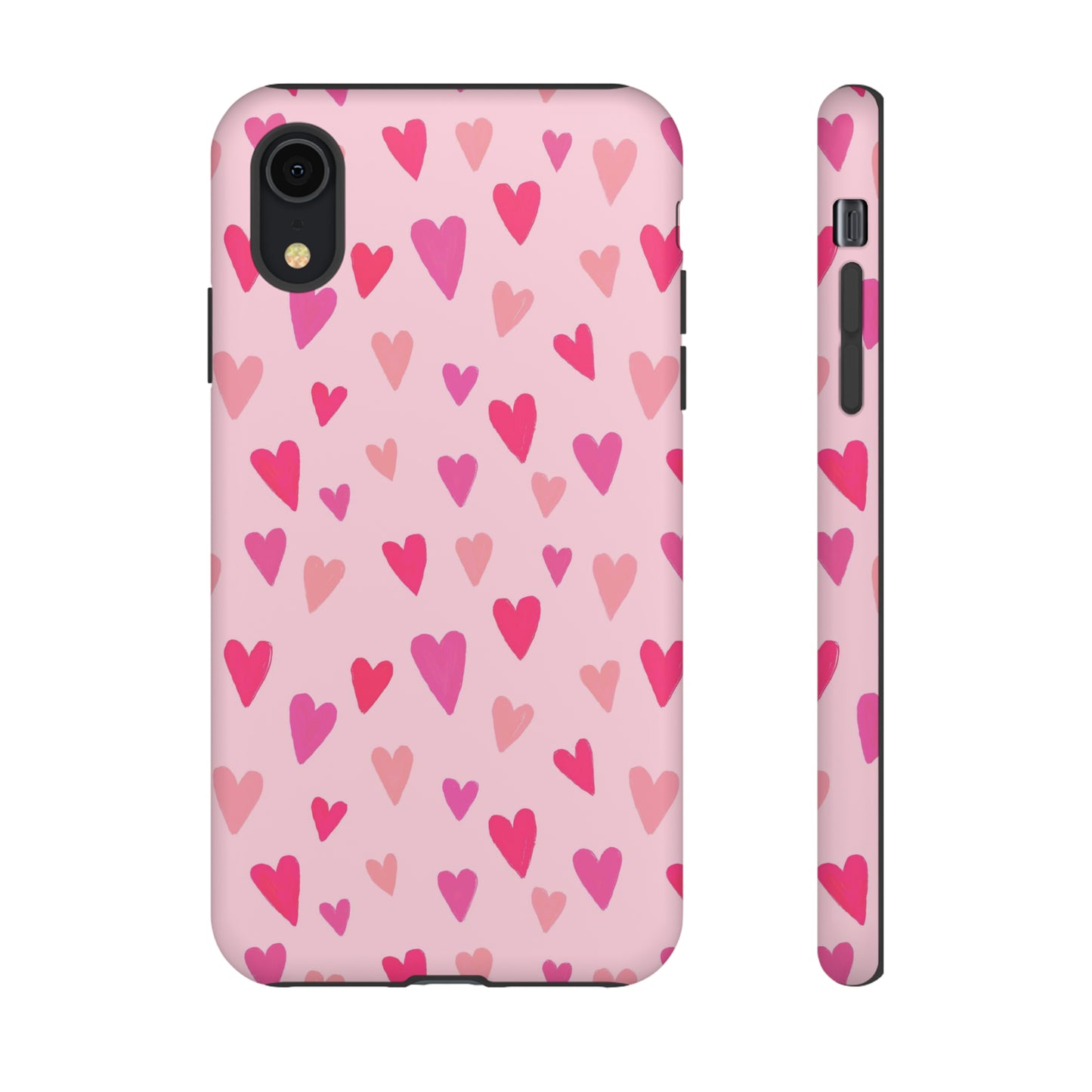 Pink Hearts Valentine iPhone Case