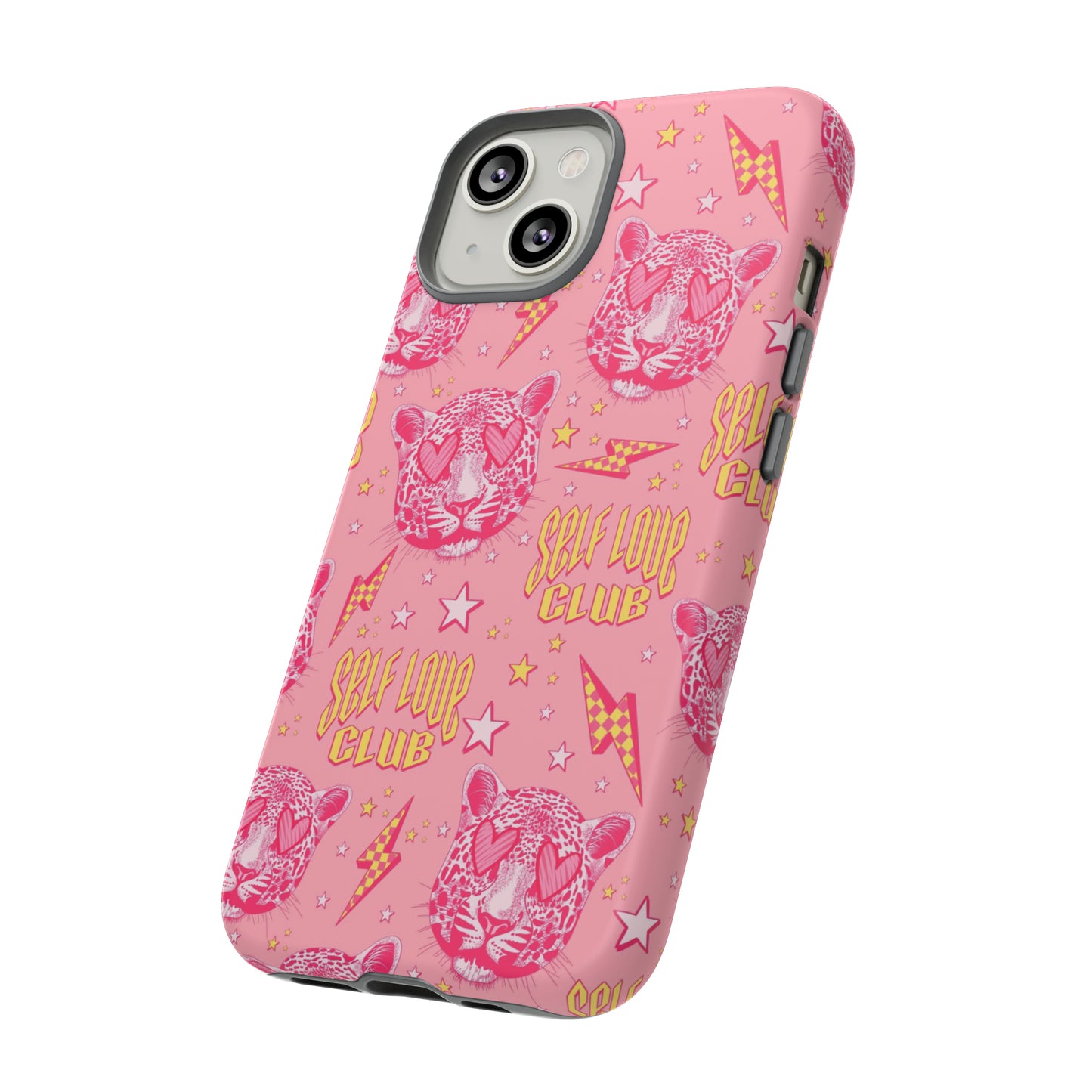 Self Love Club Tiger - Pink iPhone Case