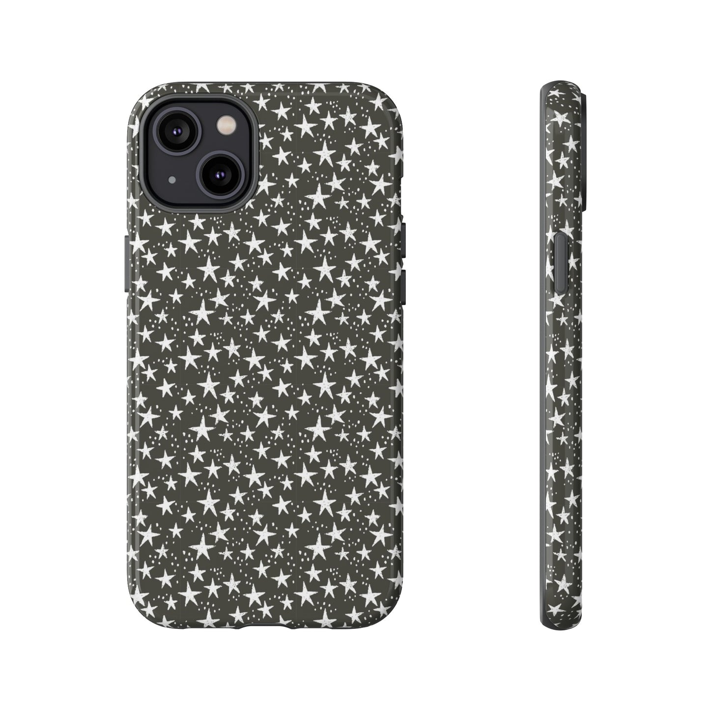 Halloween Stars Black - iPhone Case