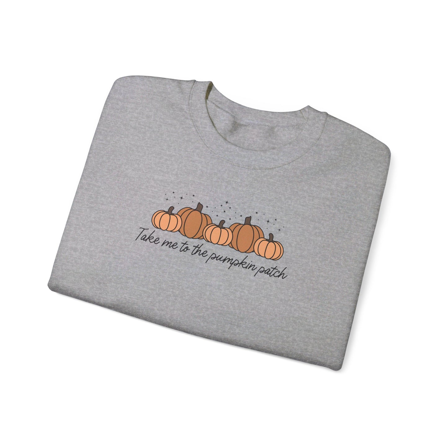 Take Me To The Pumpkin Patch Autumn Fall Sweatshirt - Unisex Heavy Blend™ Crewneck Sweatshirt