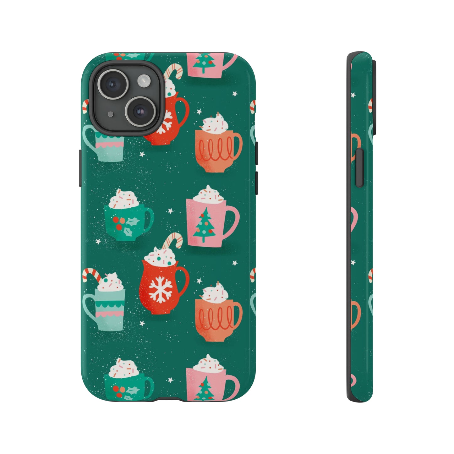 Christmas Coffee Cups - iPhone Case