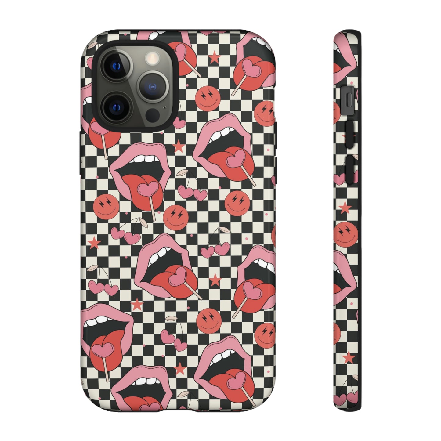 Retro Lips Smile - iPhone Case