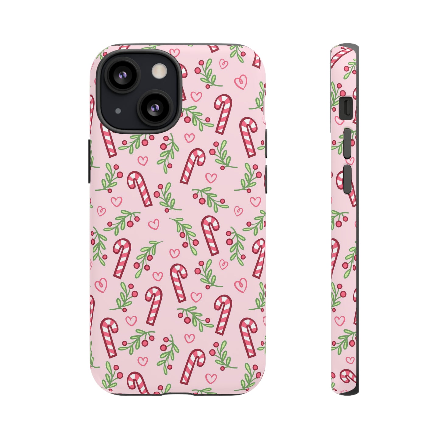 Pink Candycane Christmas - iPhone Case