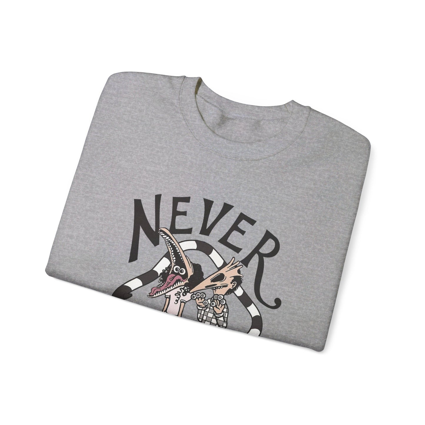 Never Trust The Living - Halloween - Unisex Heavy Blend™ Crewneck Sweatshirt